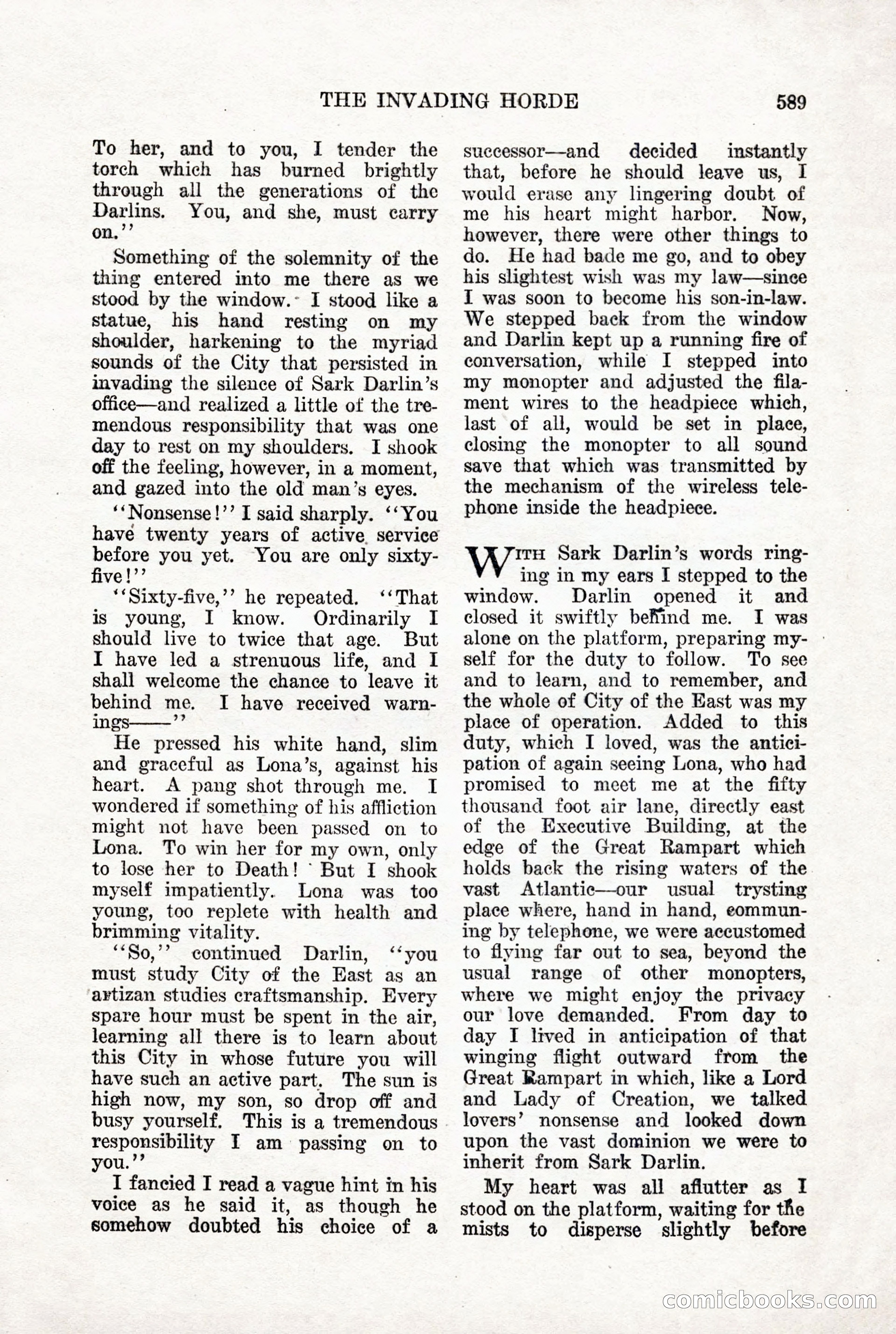 Weird Tales, Vol. X, No. 5 — page 15 of 148