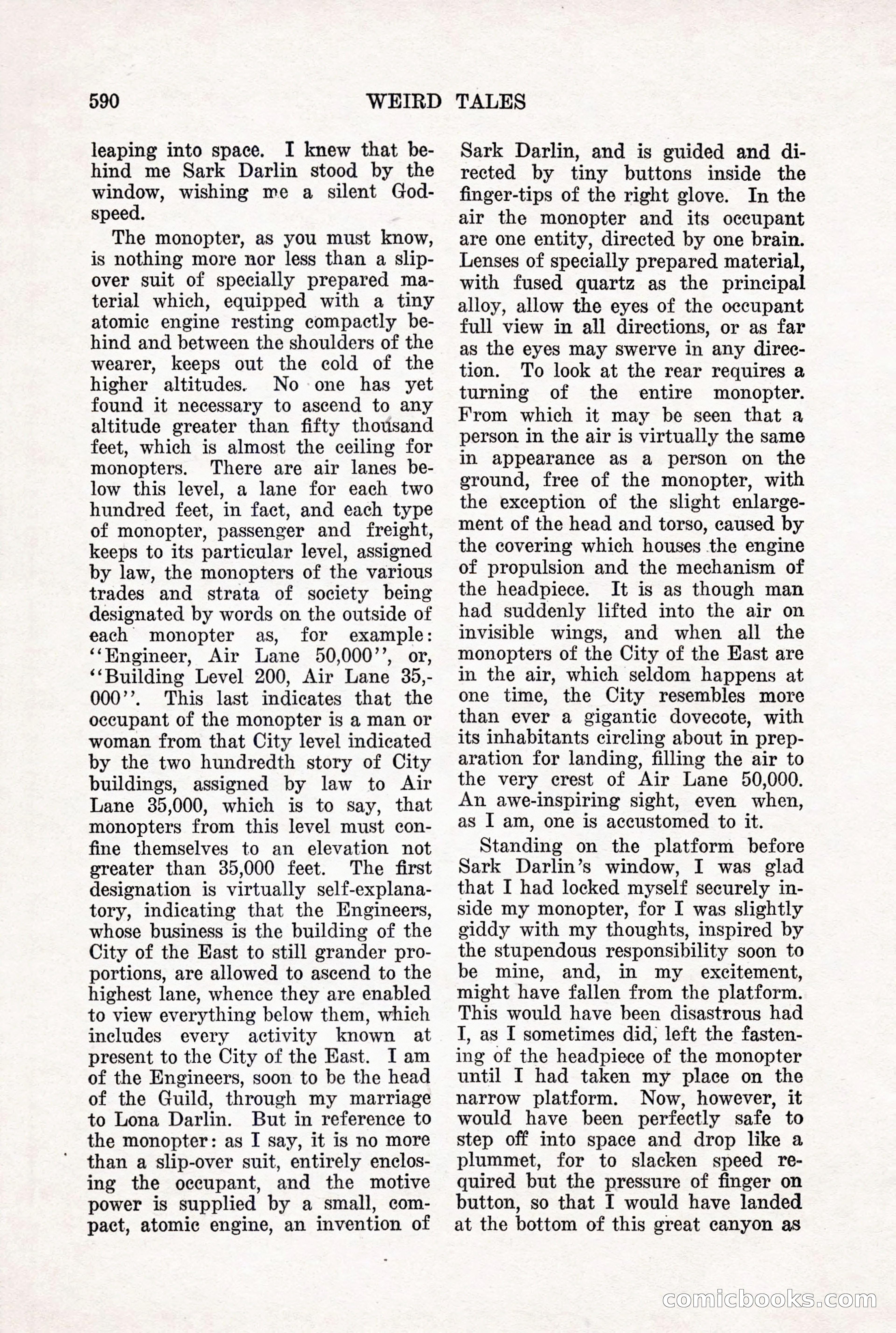 Weird Tales, Vol. X, No. 5 — page 16 of 148