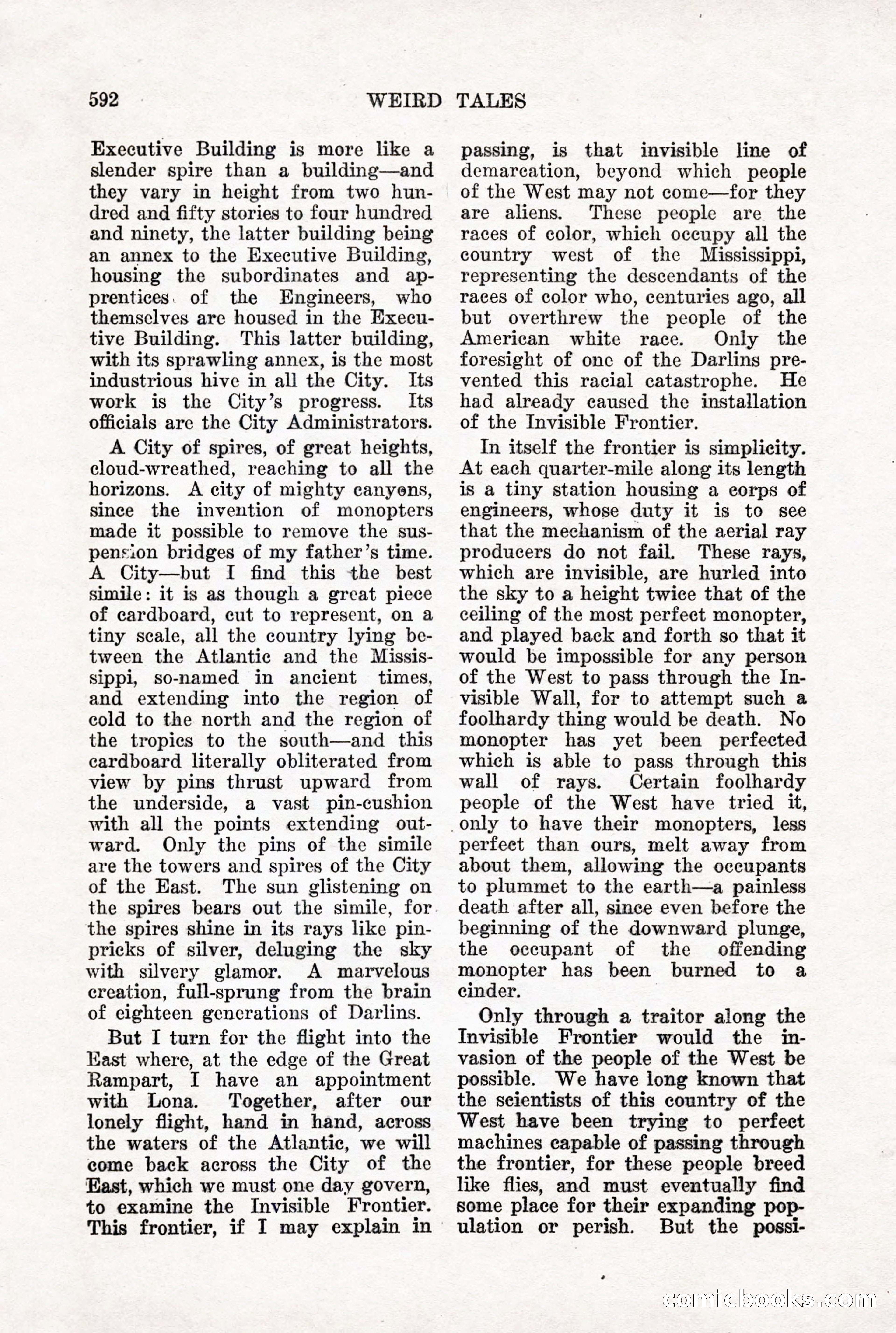 Weird Tales, Vol. X, No. 5 — page 18 of 148