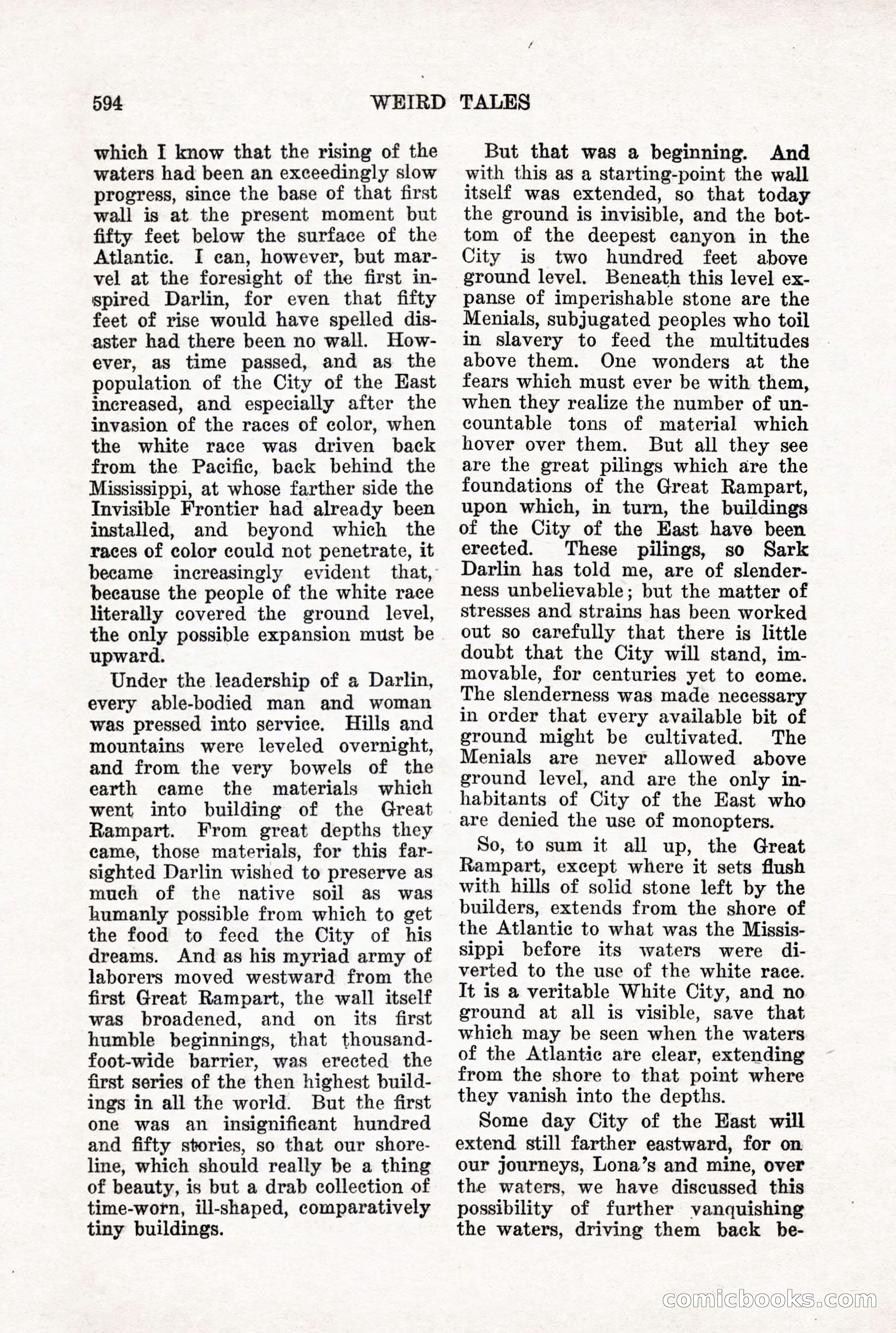Weird Tales, Vol. X, No. 5 — page 20 of 148