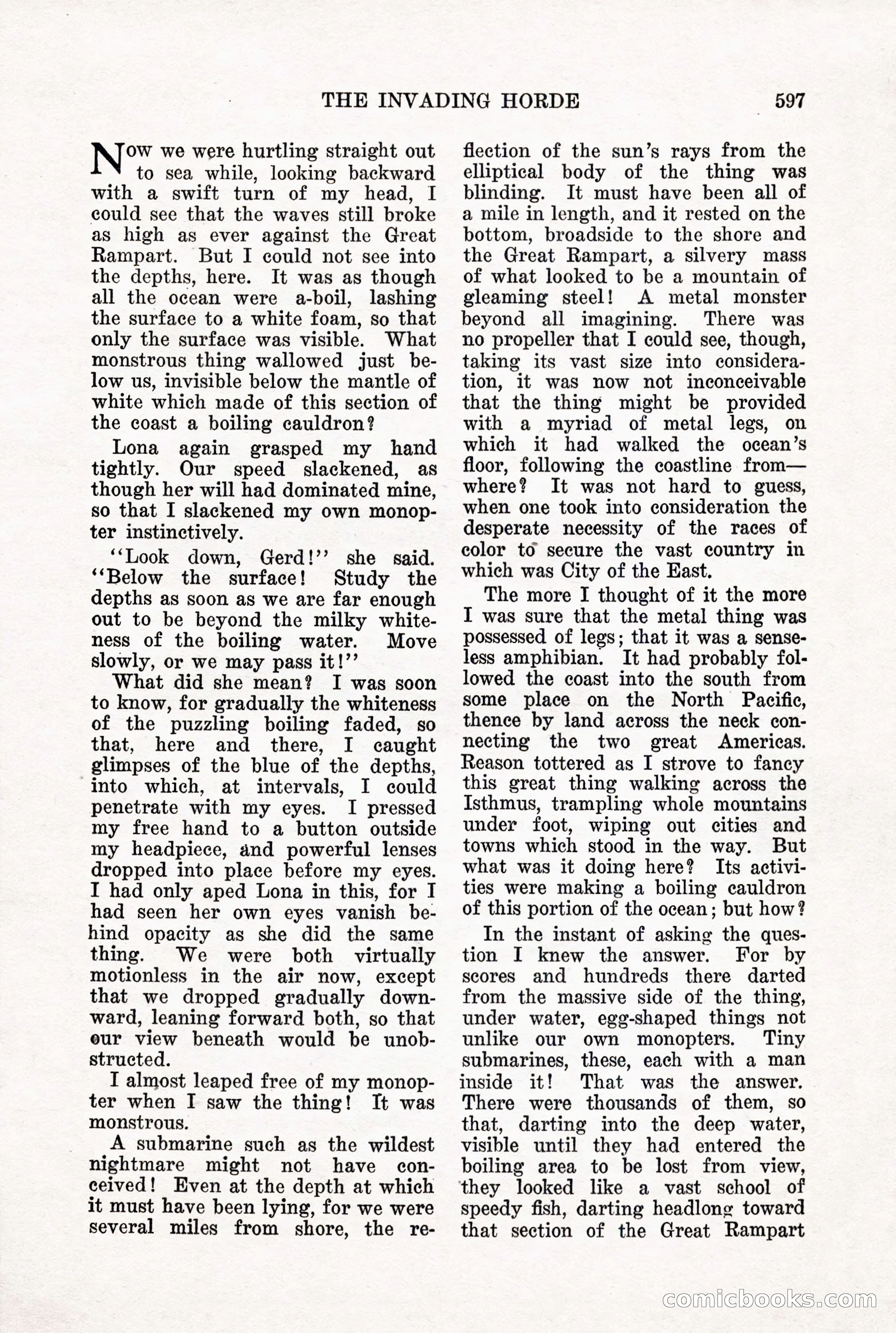 Weird Tales, Vol. X, No. 5 — page 23 of 148