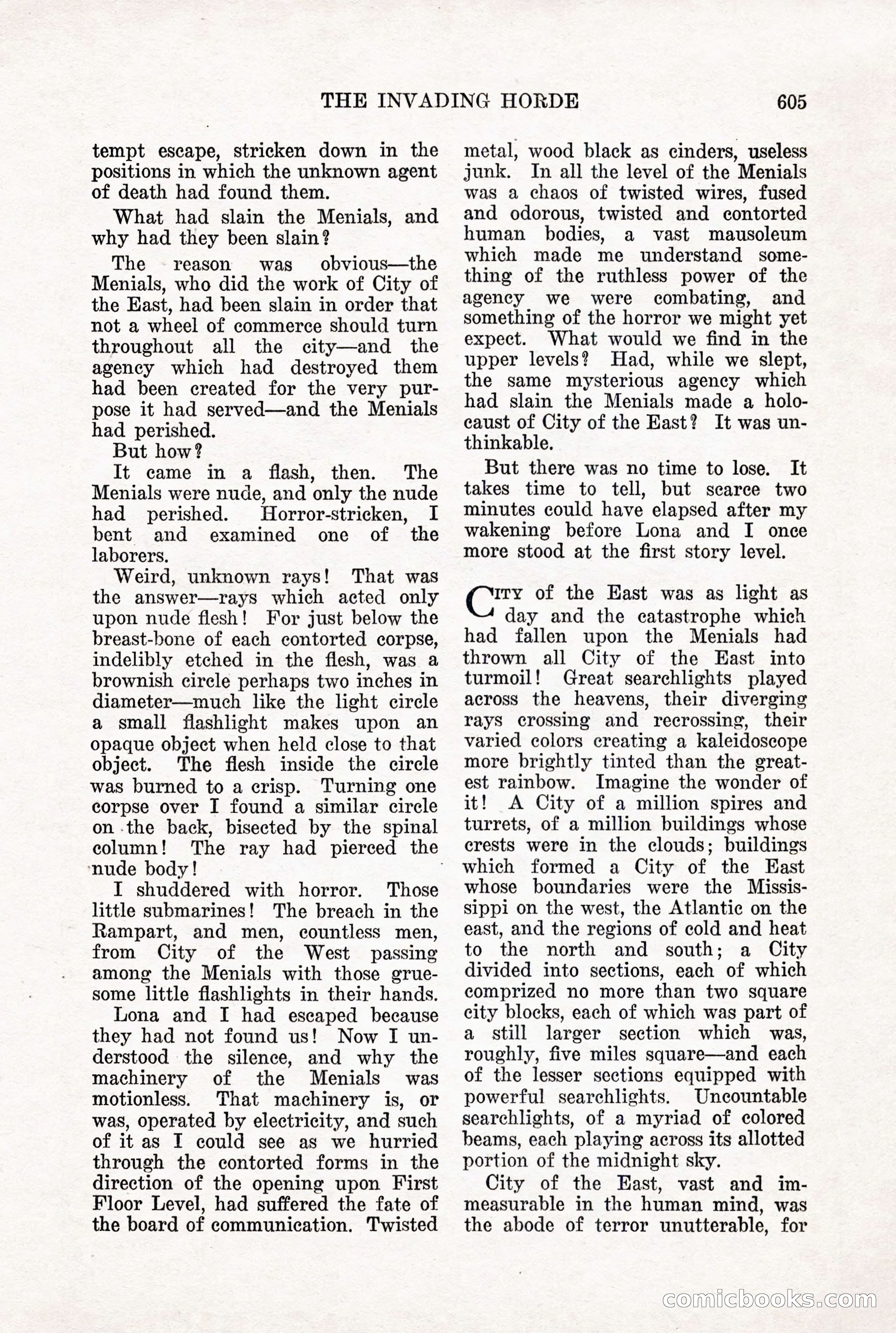 Weird Tales, Vol. X, No. 5 — page 31 of 148