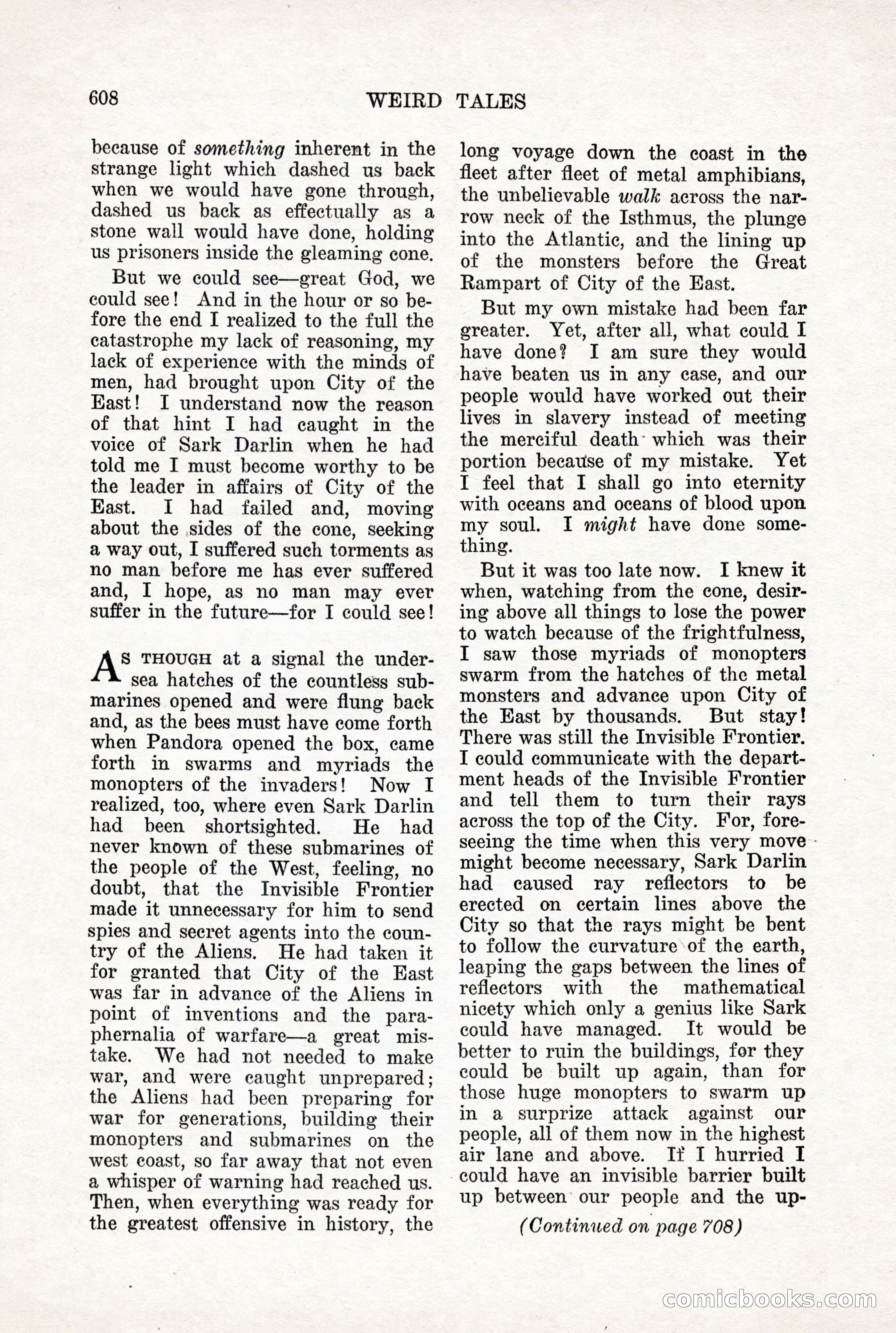 Weird Tales, Vol. X, No. 5 — page 34 of 148