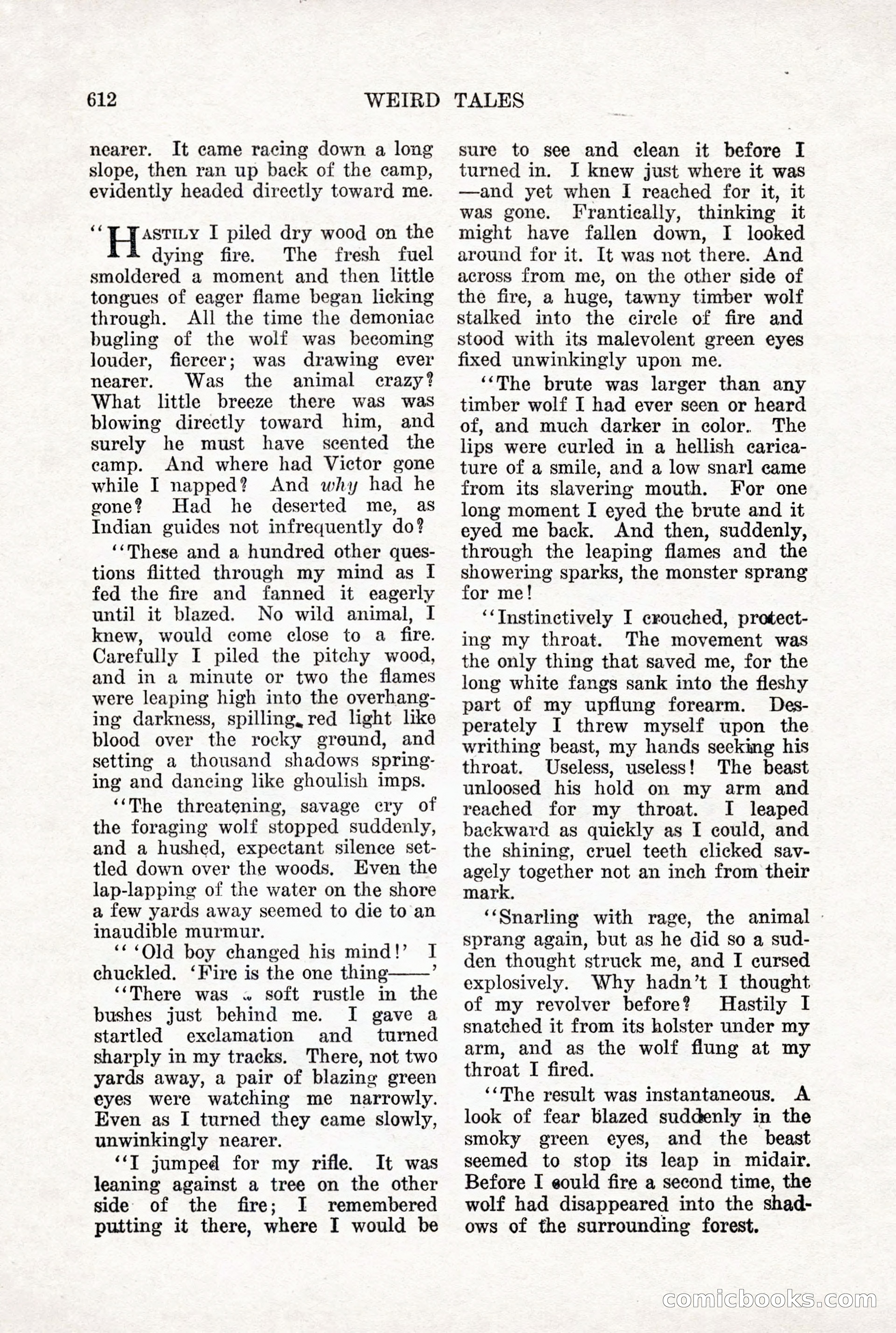 Weird Tales, Vol. X, No. 5 — page 38 of 148