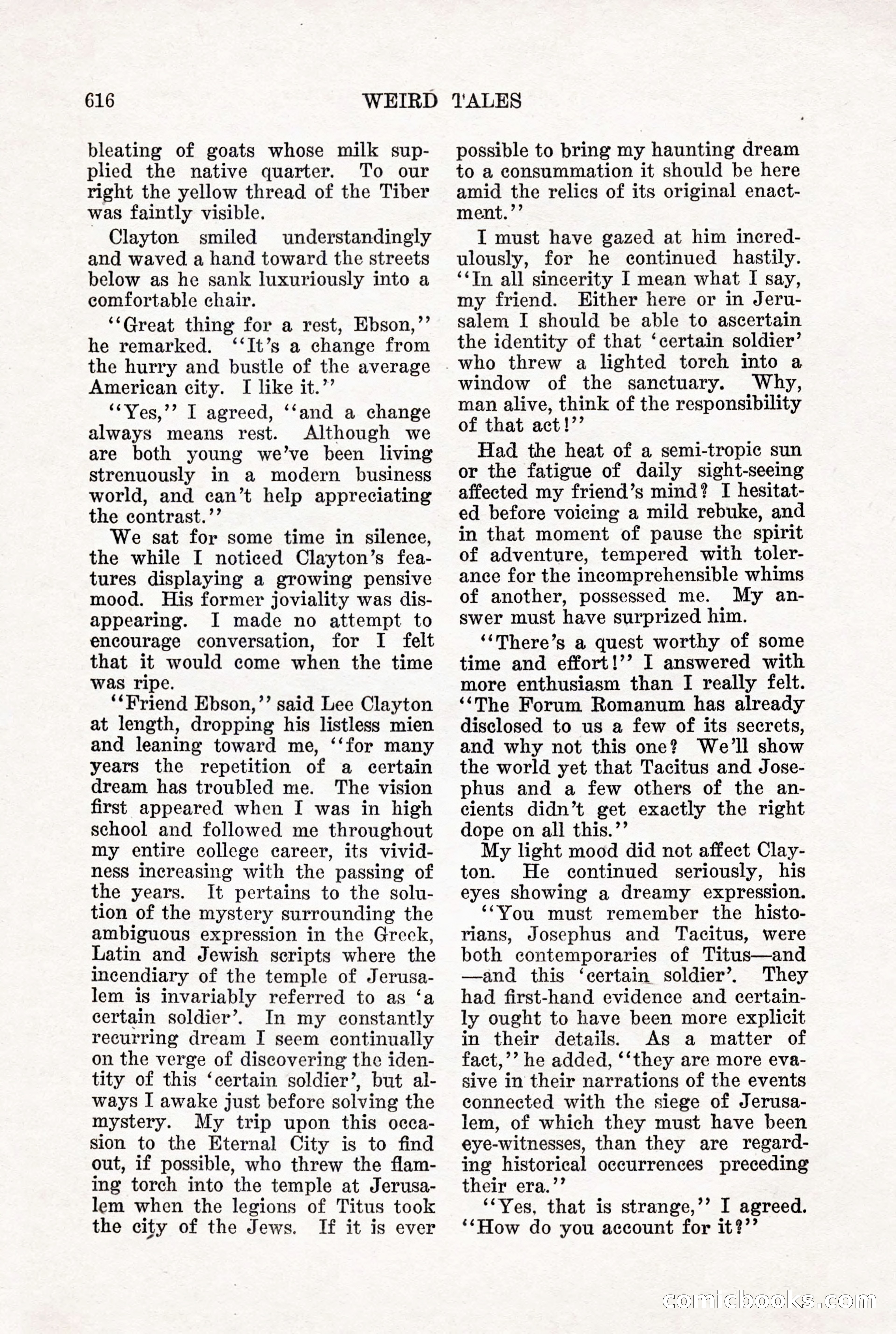 Weird Tales, Vol. X, No. 5 — page 42 of 148