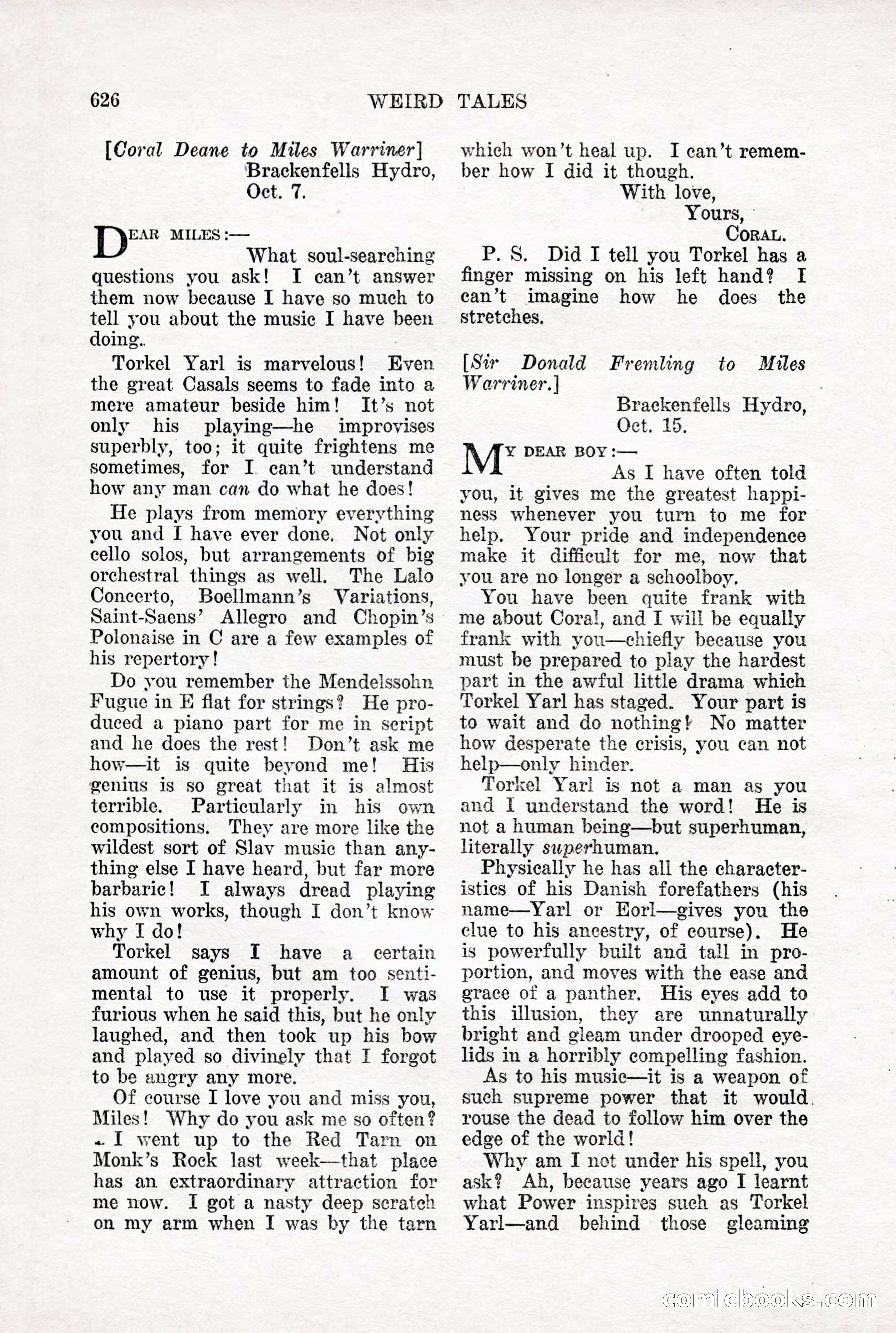 Weird Tales, Vol. X, No. 5 — page 52 of 148