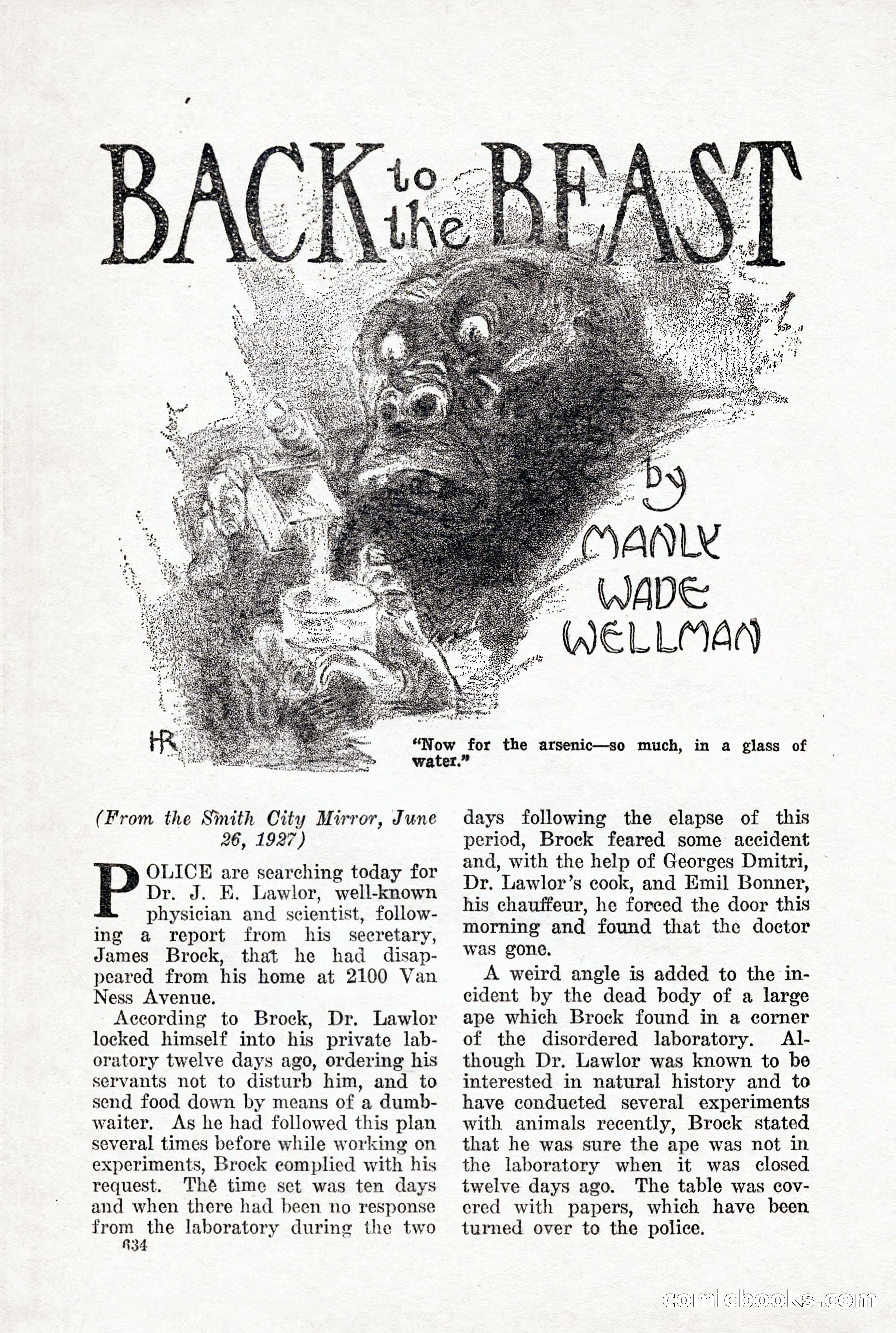 Weird Tales, Vol. X, No. 5 — page 60 of 148