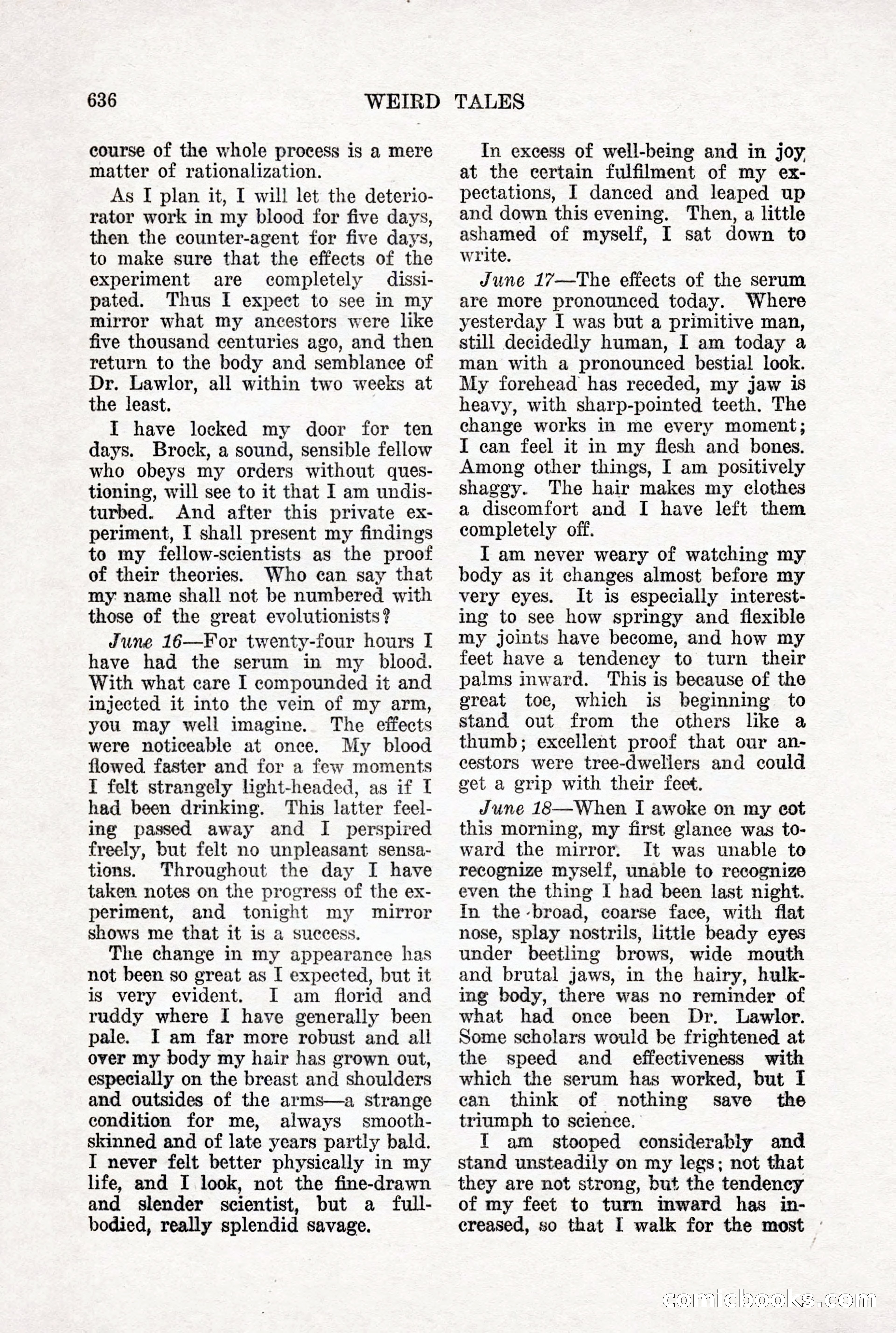 Weird Tales, Vol. X, No. 5 — page 62 of 148