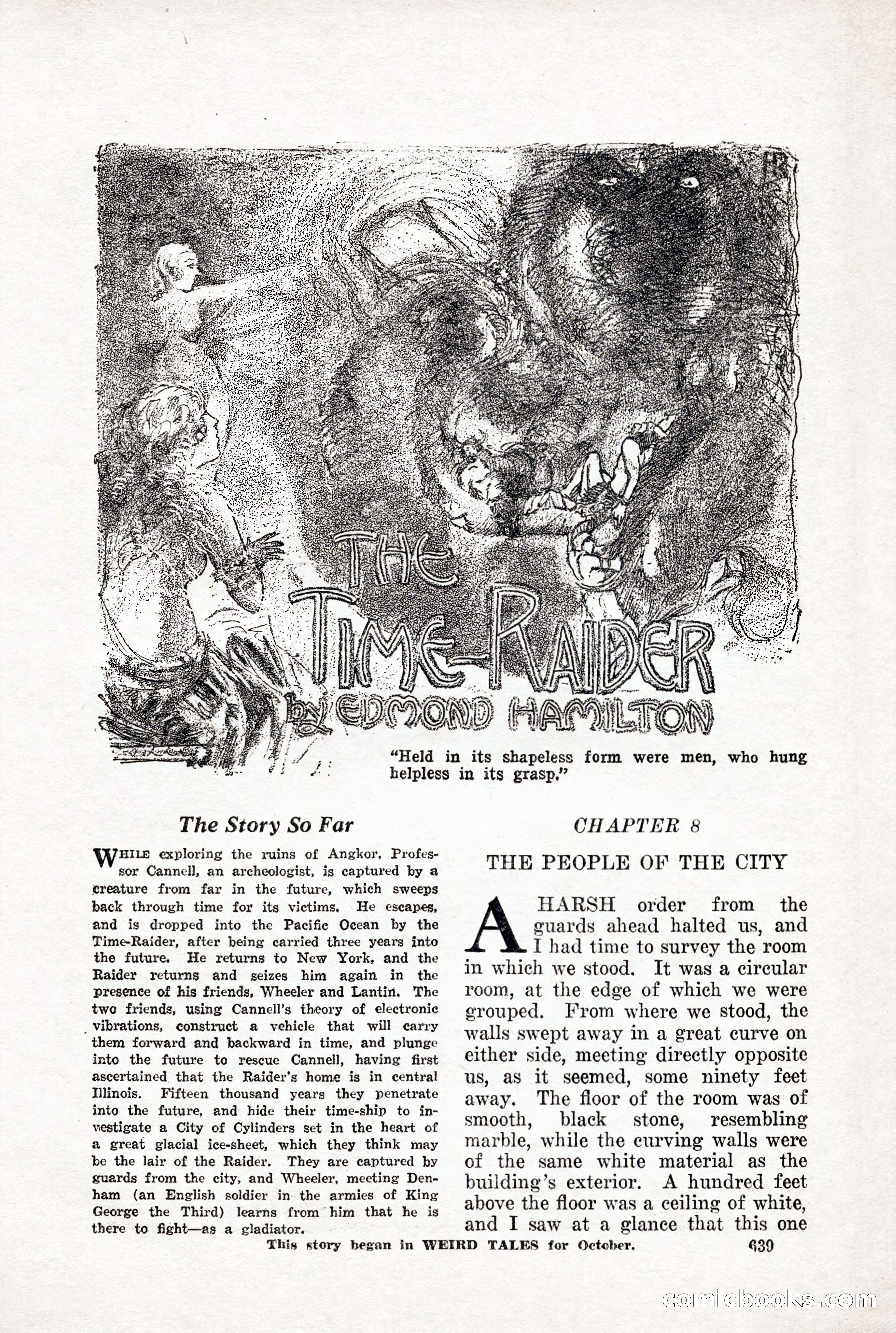Weird Tales, Vol. X, No. 5 — page 65 of 148