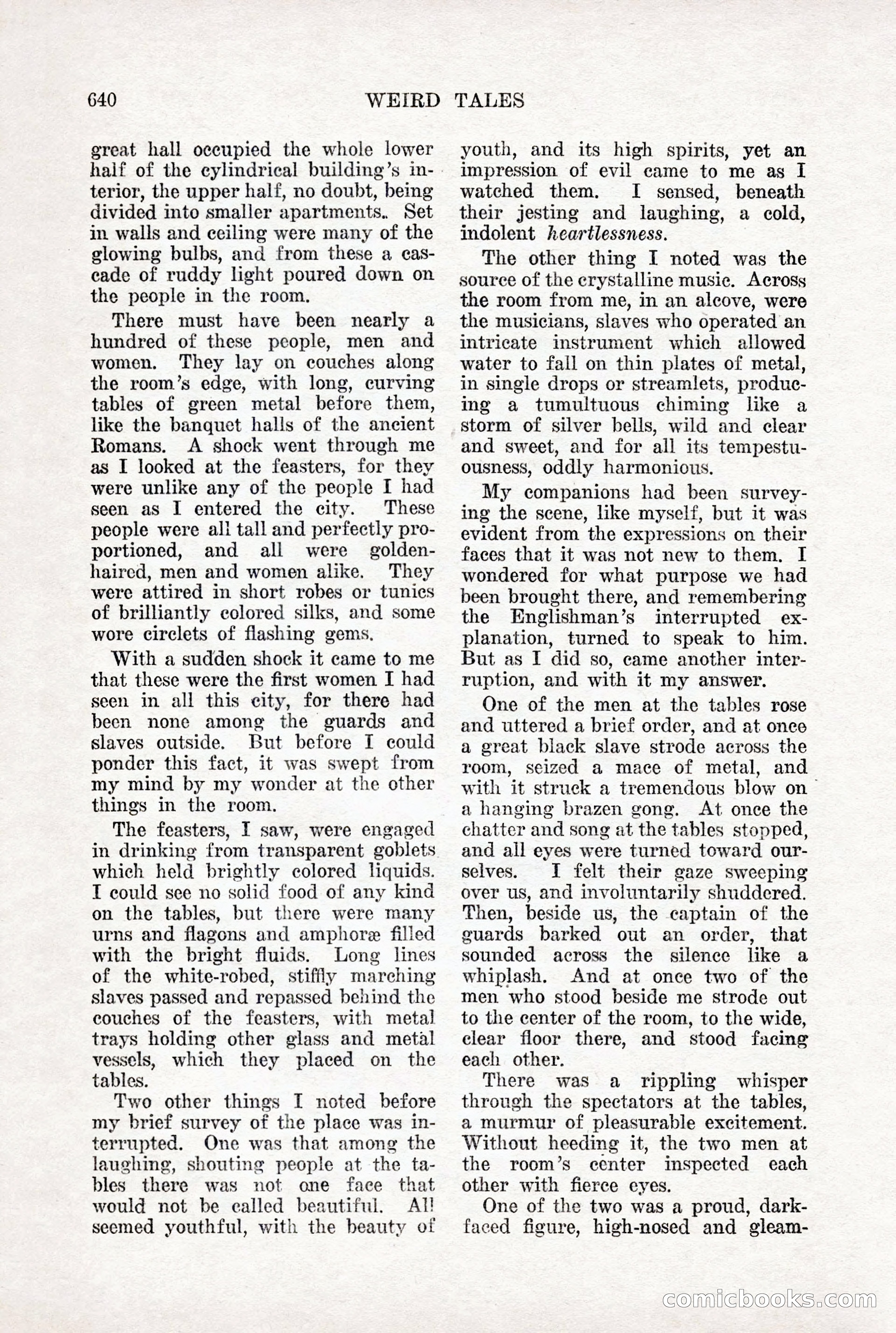 Weird Tales, Vol. X, No. 5 — page 66 of 148