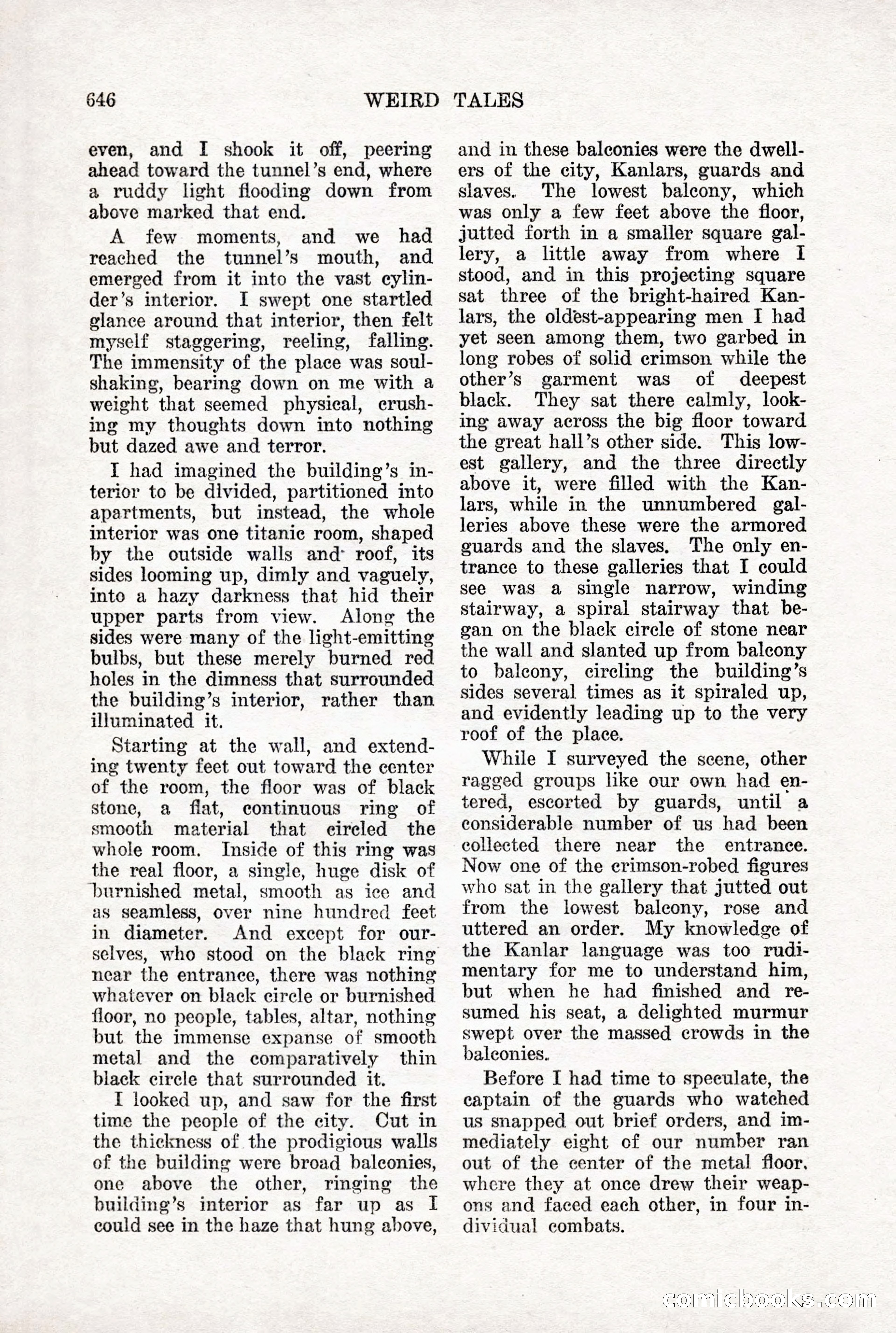 Weird Tales, Vol. X, No. 5 — page 72 of 148