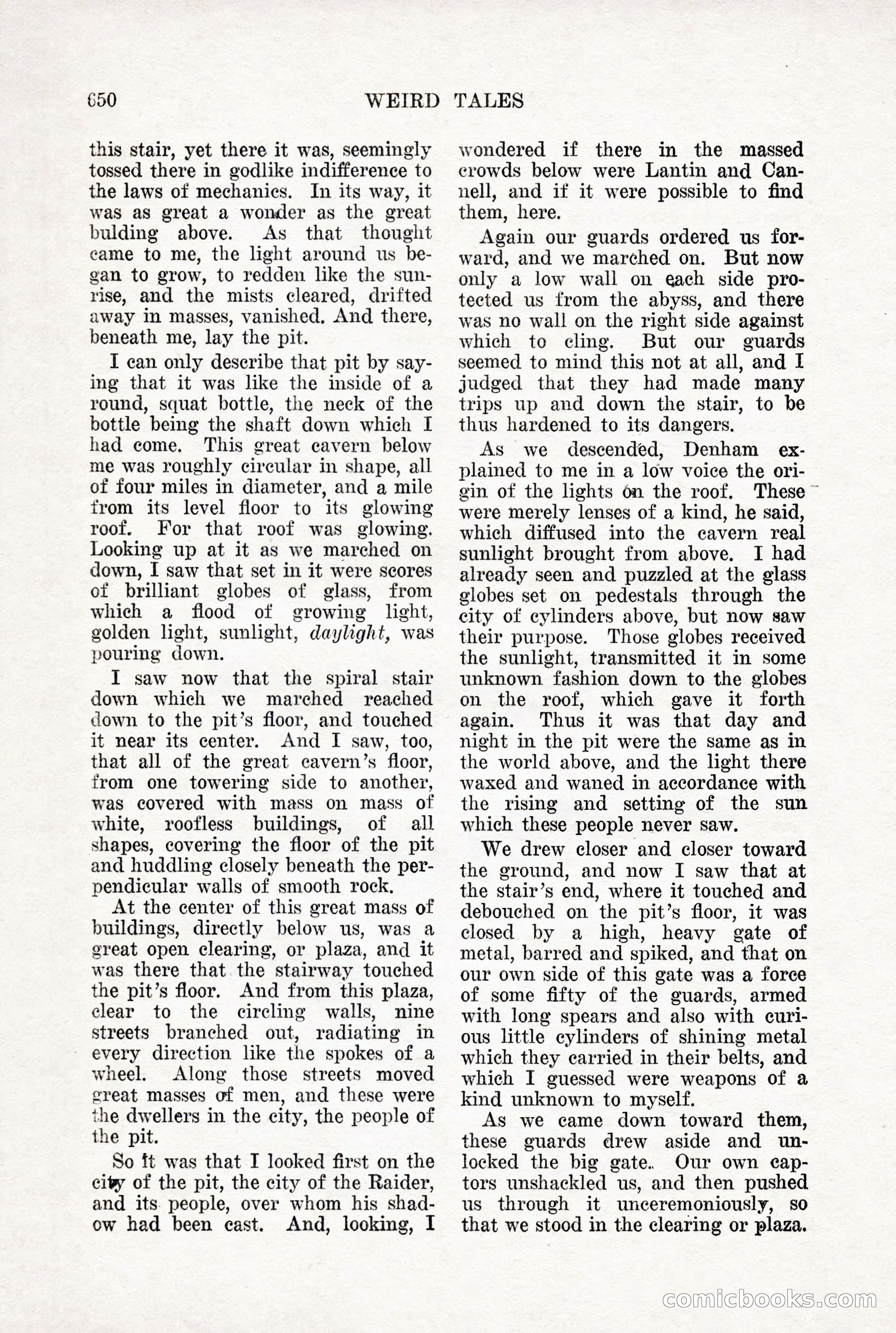 Weird Tales, Vol. X, No. 5 — page 76 of 148