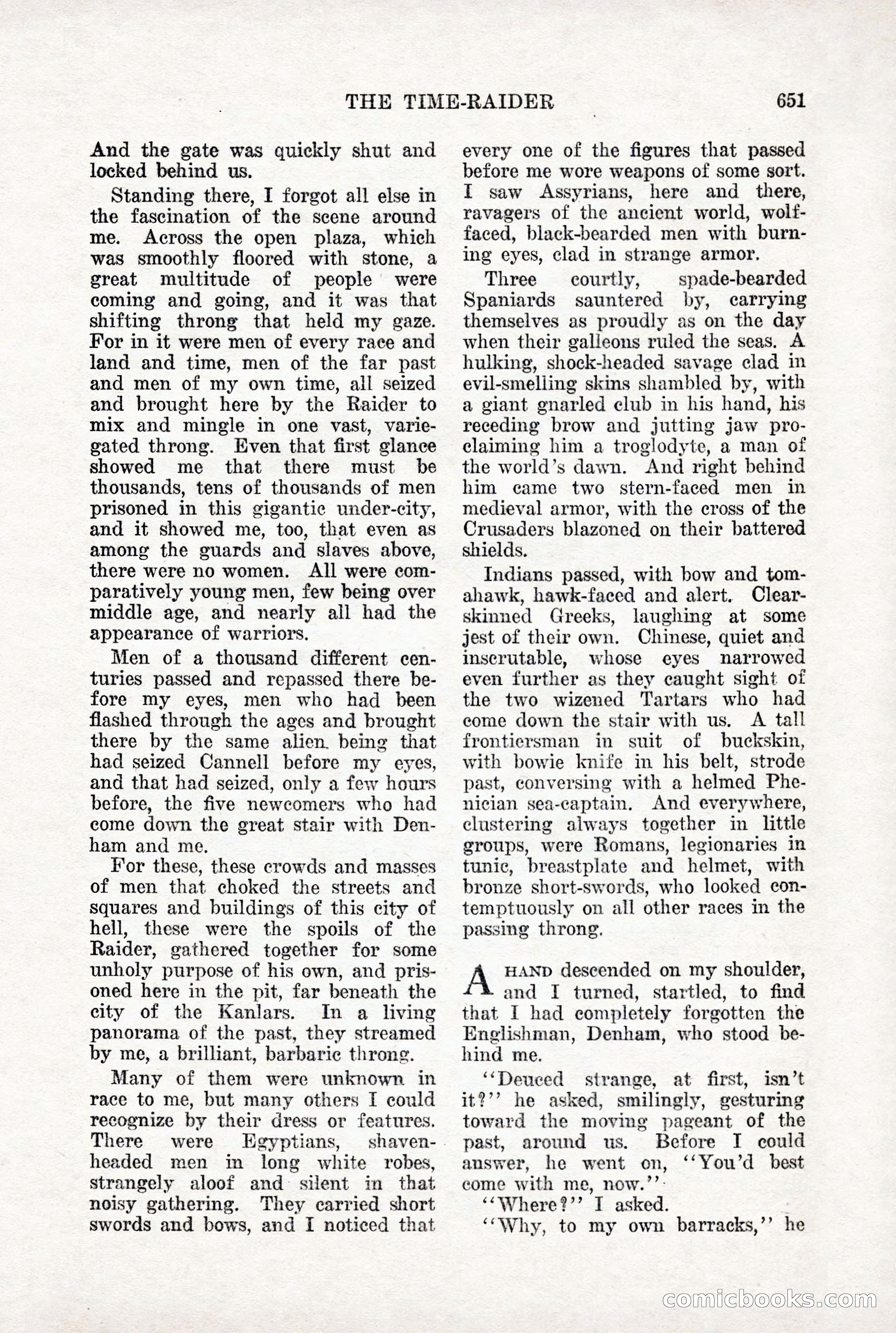 Weird Tales, Vol. X, No. 5 — page 77 of 148
