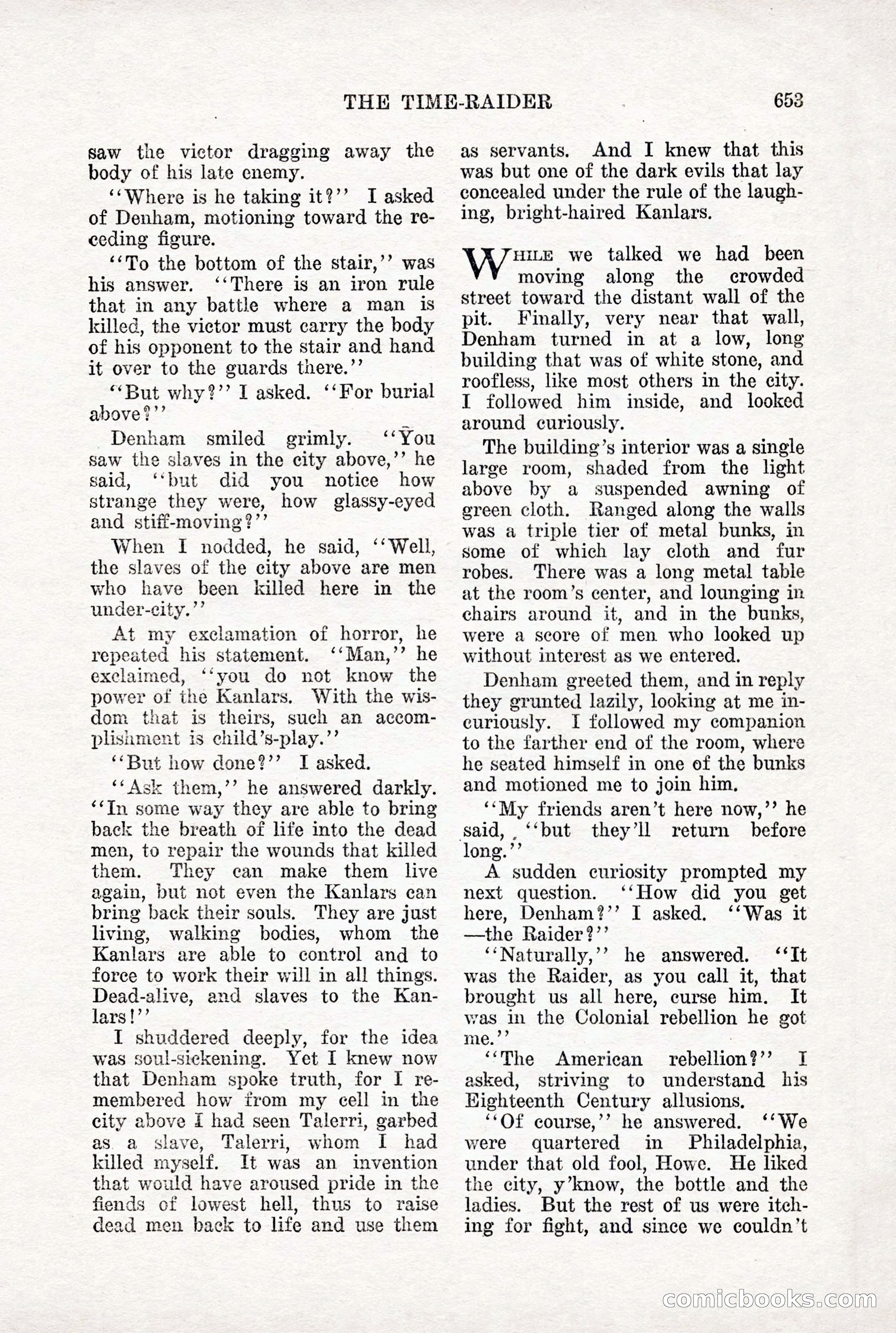 Weird Tales, Vol. X, No. 5 — page 79 of 148