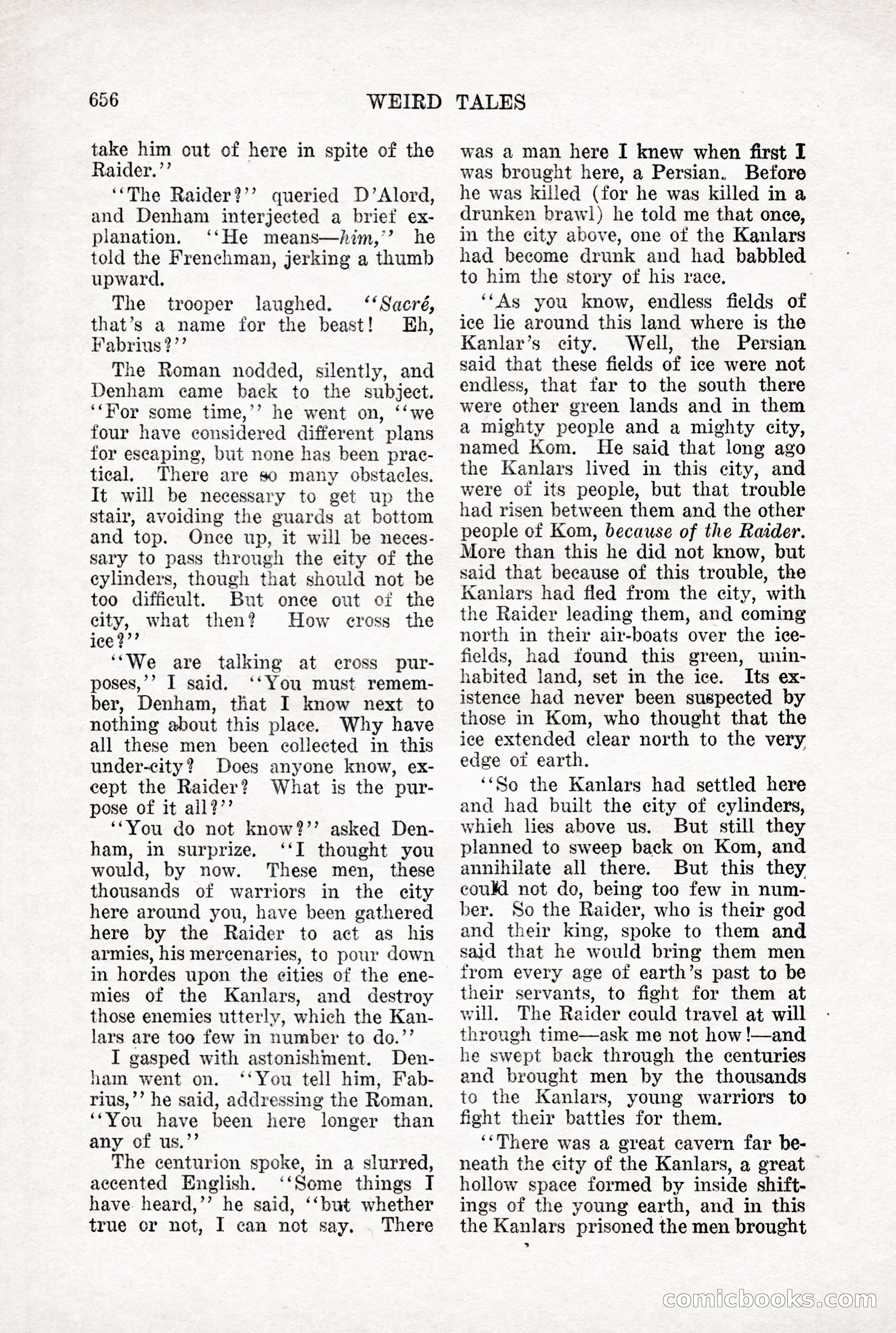 Weird Tales, Vol. X, No. 5 — page 82 of 148