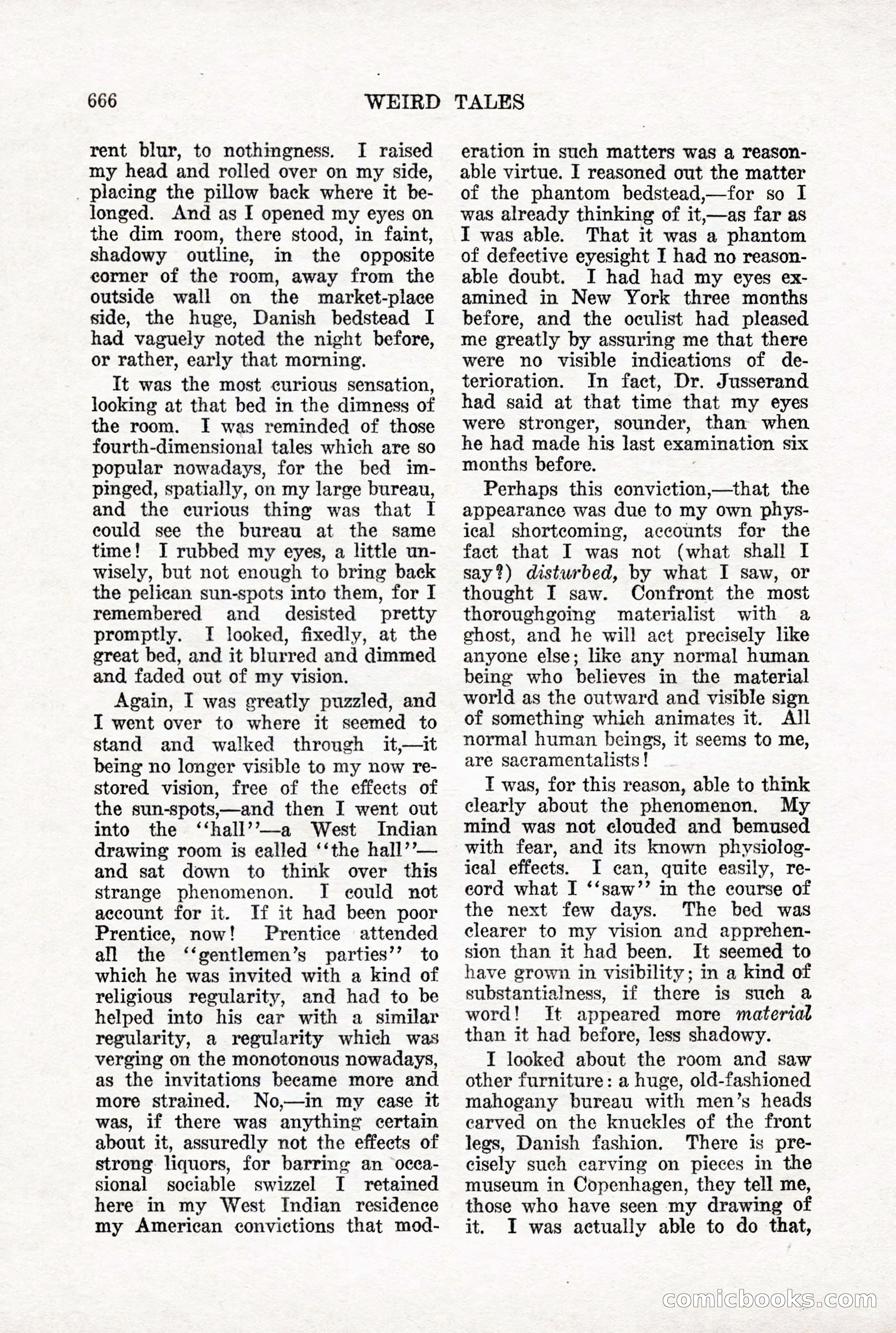 Weird Tales, Vol. X, No. 5 — page 92 of 148