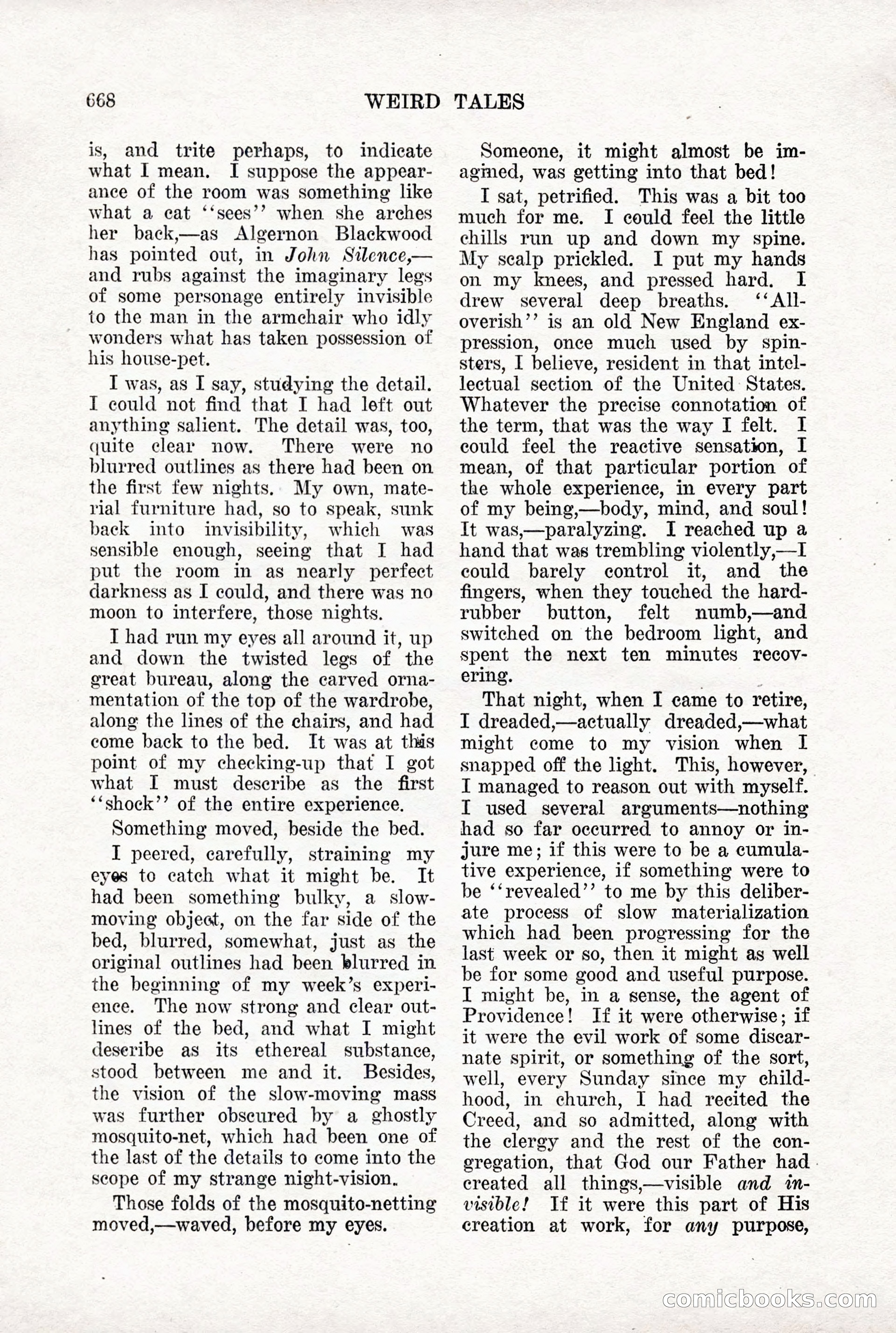 Weird Tales, Vol. X, No. 5 — page 94 of 148