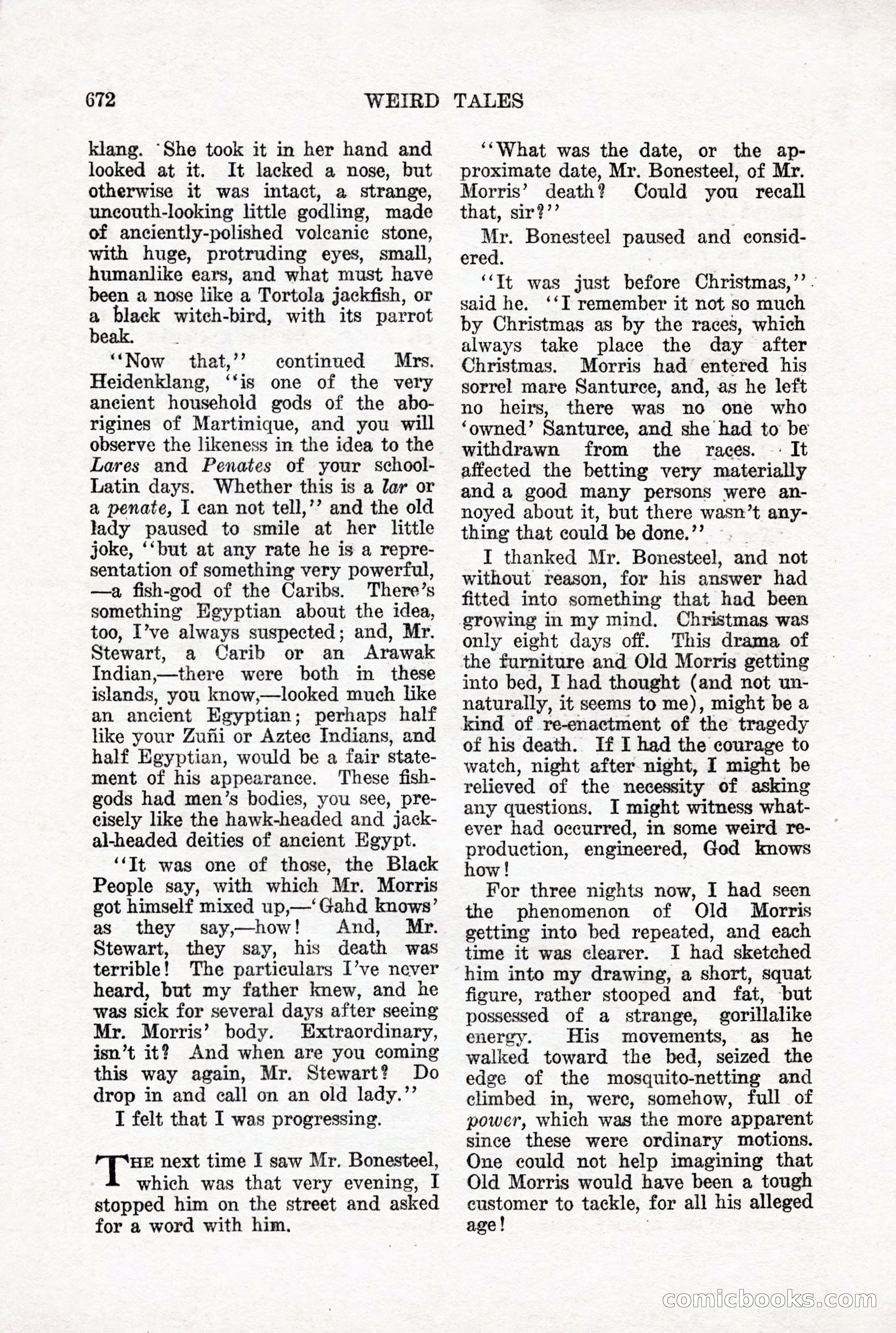 Weird Tales, Vol. X, No. 5 — page 98 of 148
