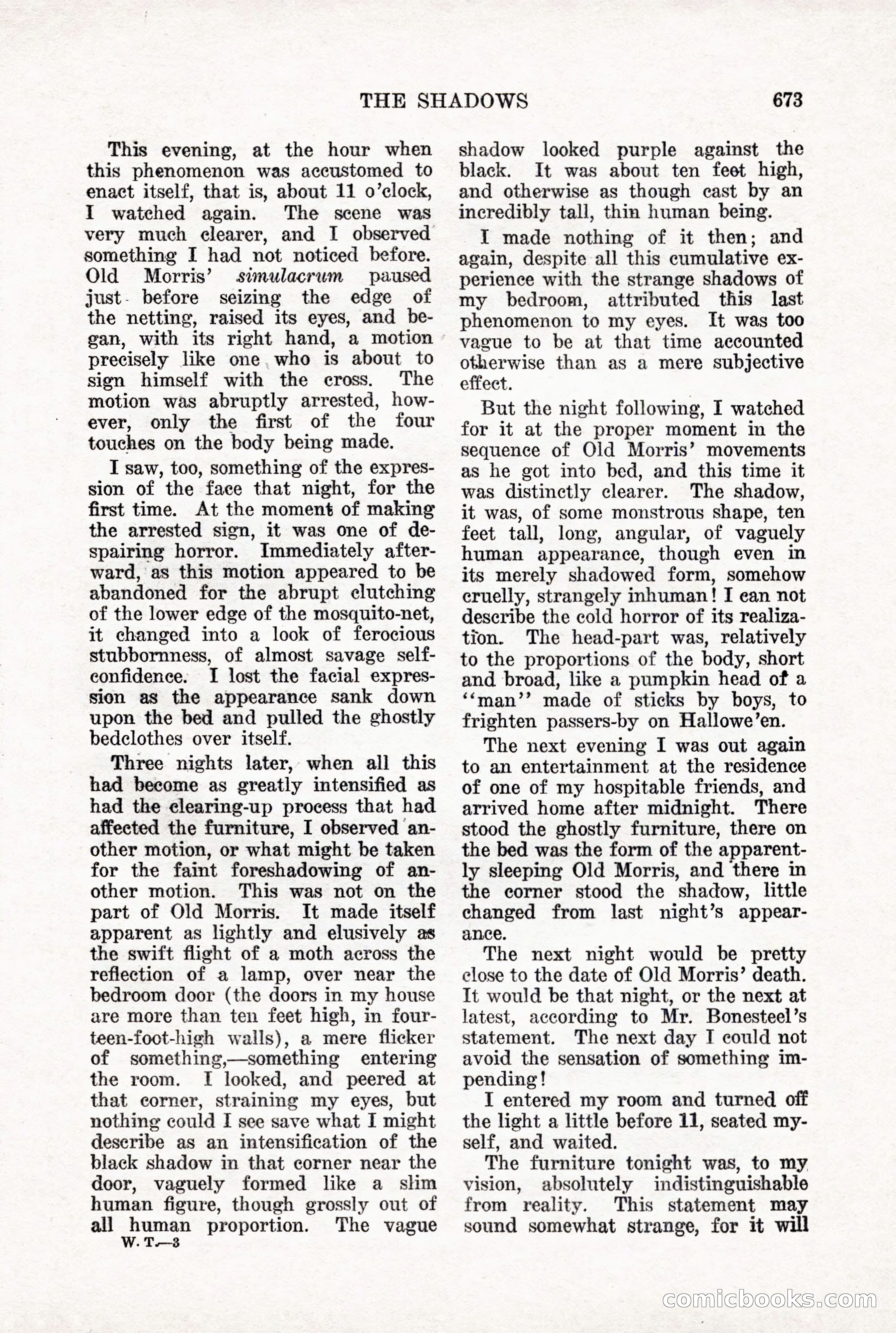 Weird Tales, Vol. X, No. 5 — page 99 of 148