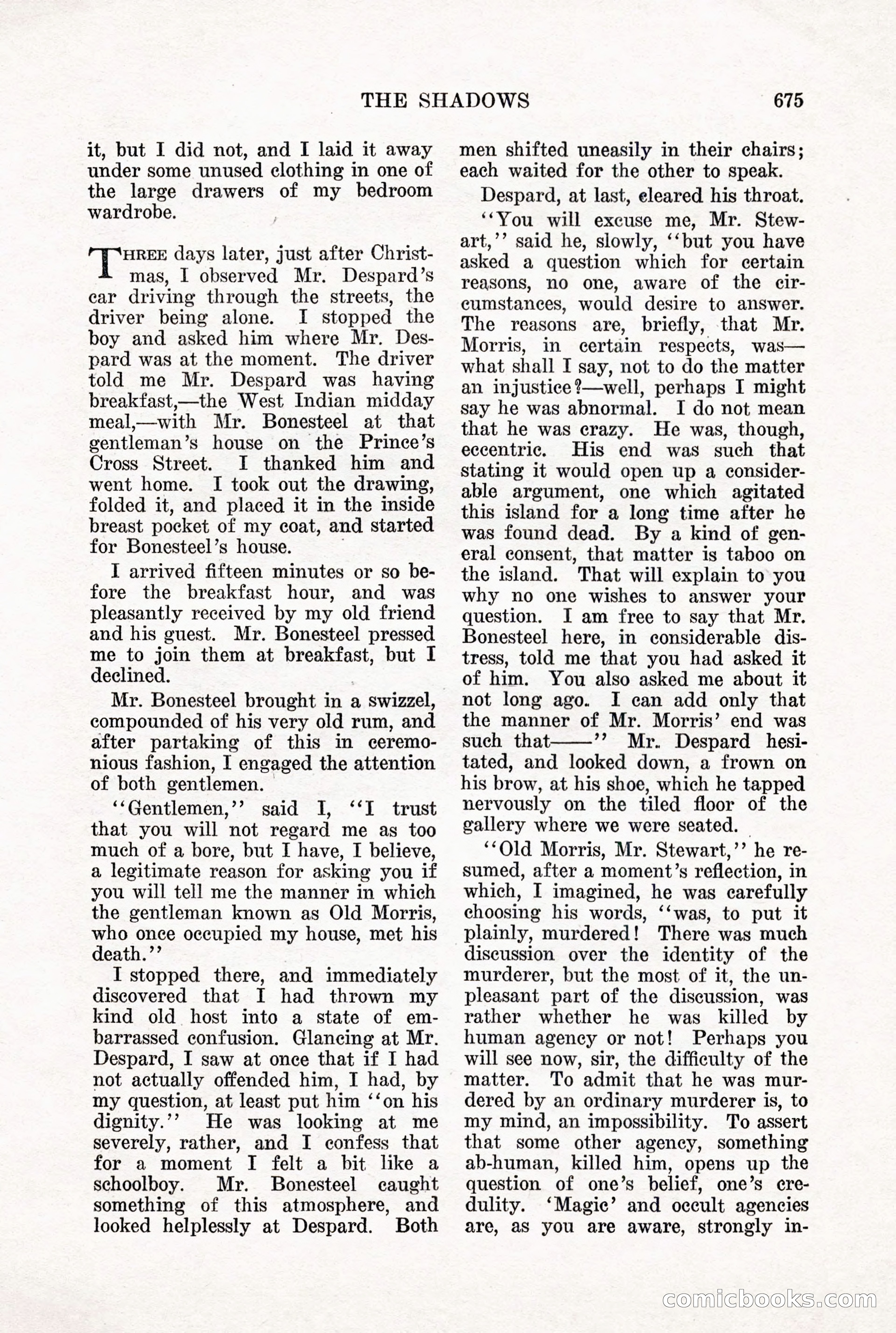 Weird Tales, Vol. X, No. 5 — page 101 of 148