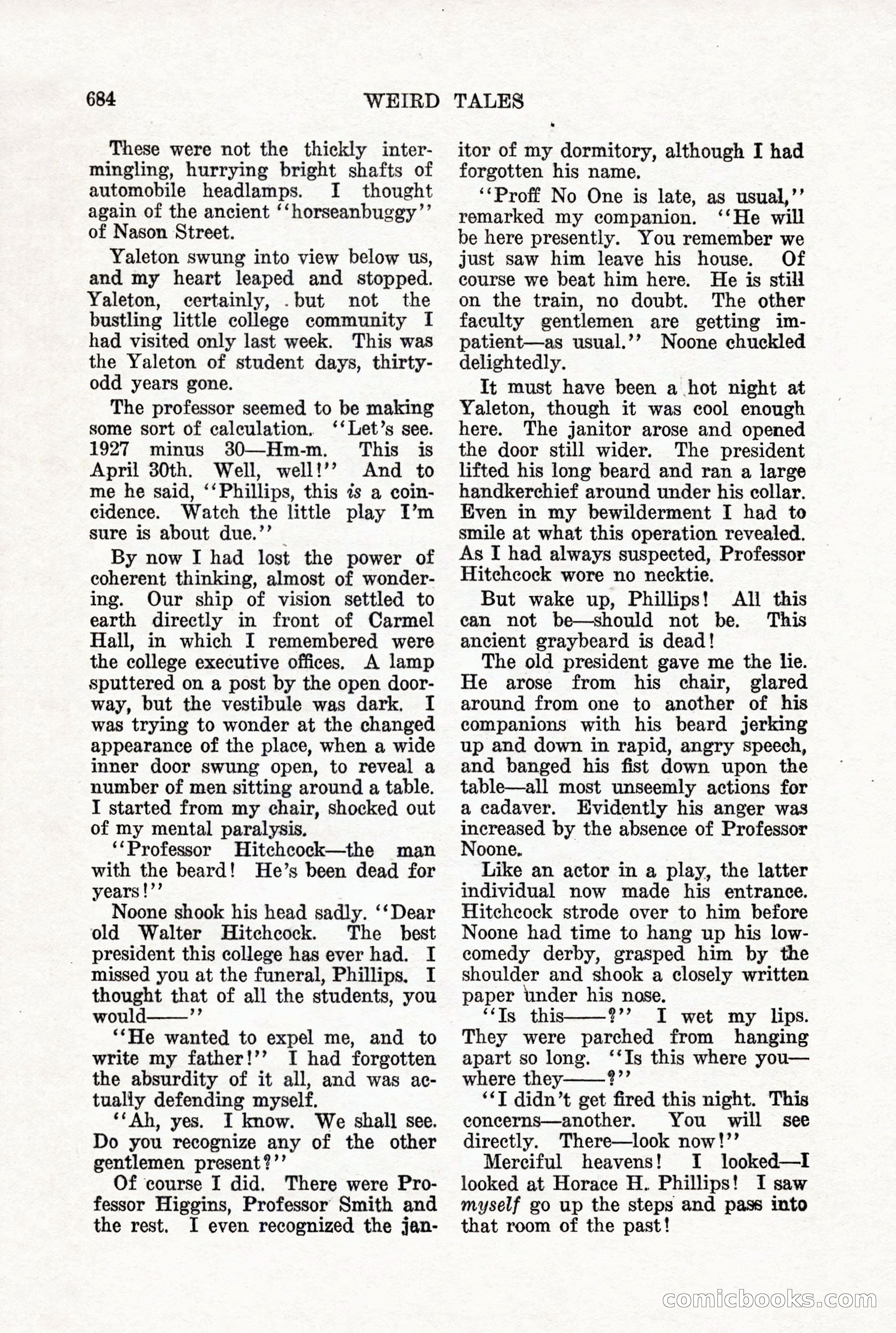 Weird Tales, Vol. X, No. 5 — page 110 of 148