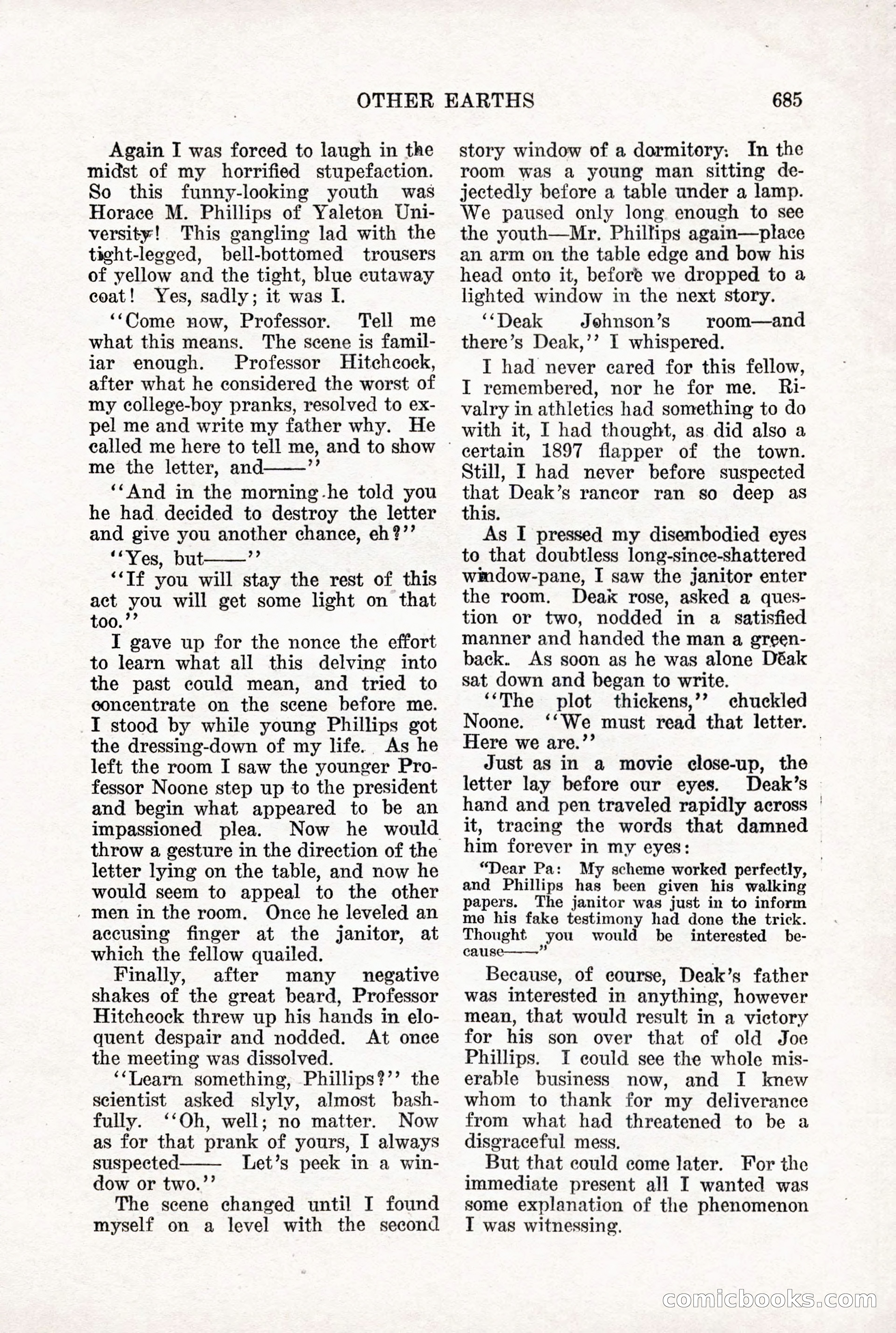 Weird Tales, Vol. X, No. 5 — page 111 of 148