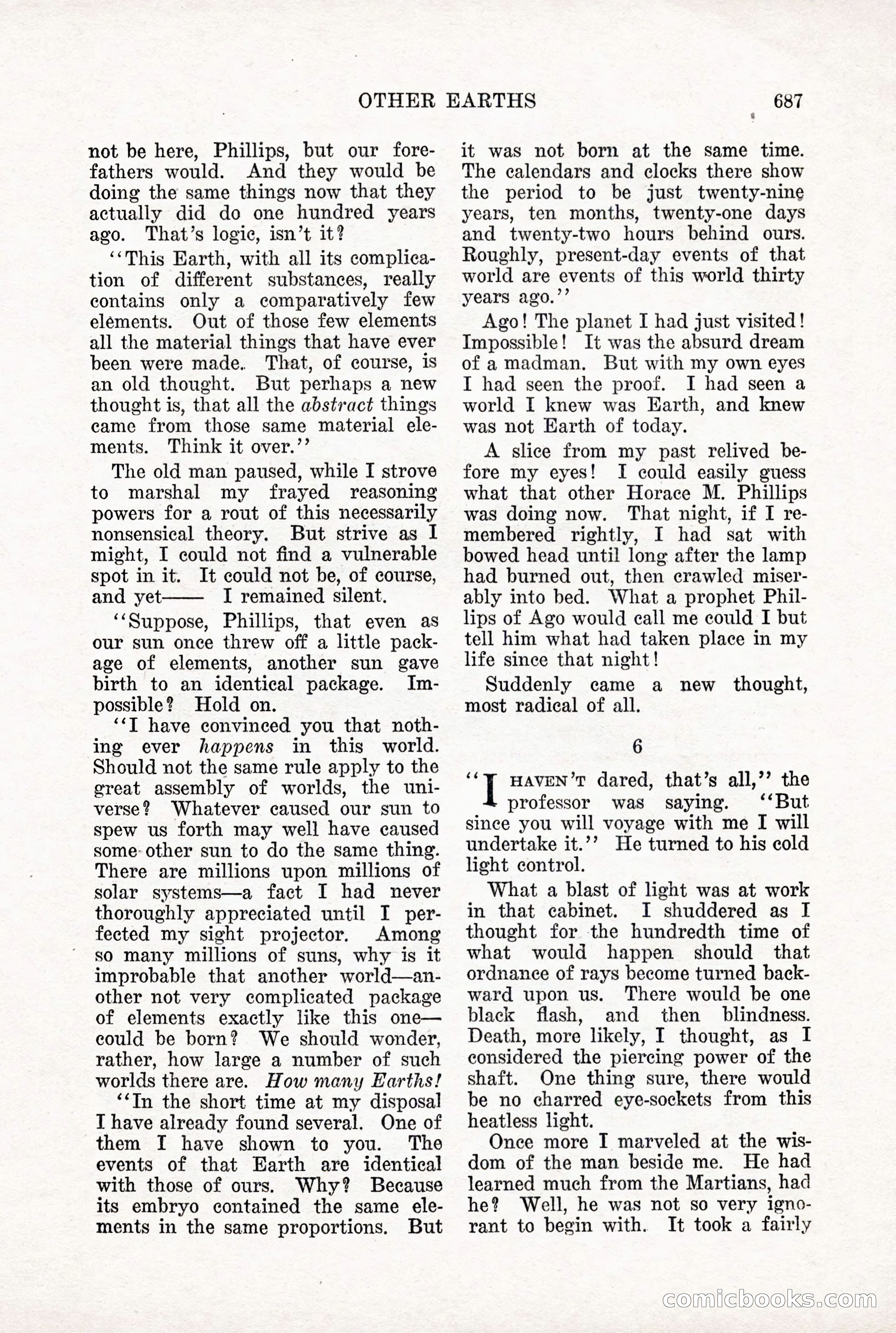 Weird Tales, Vol. X, No. 5 — page 113 of 148