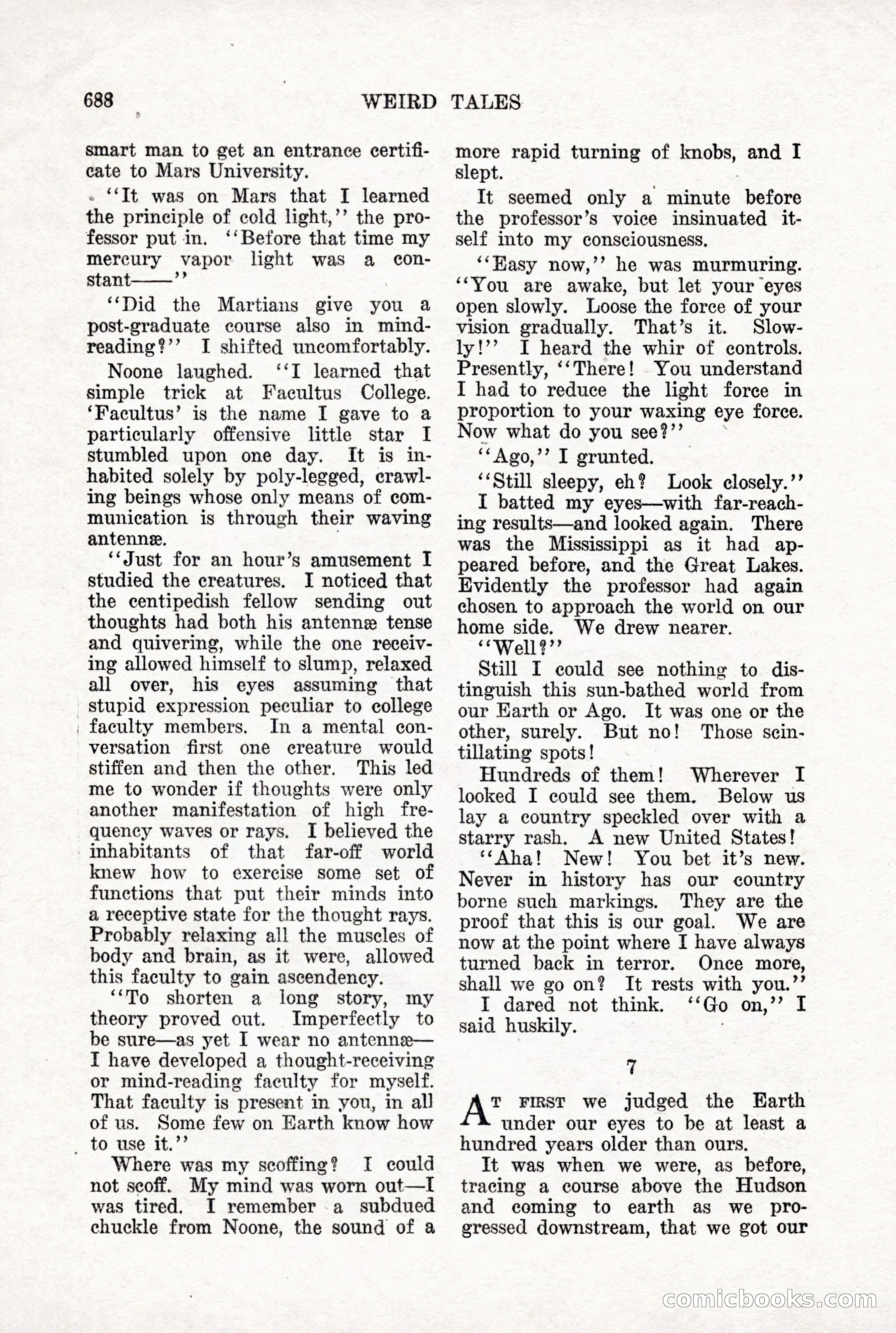 Weird Tales, Vol. X, No. 5 — page 114 of 148