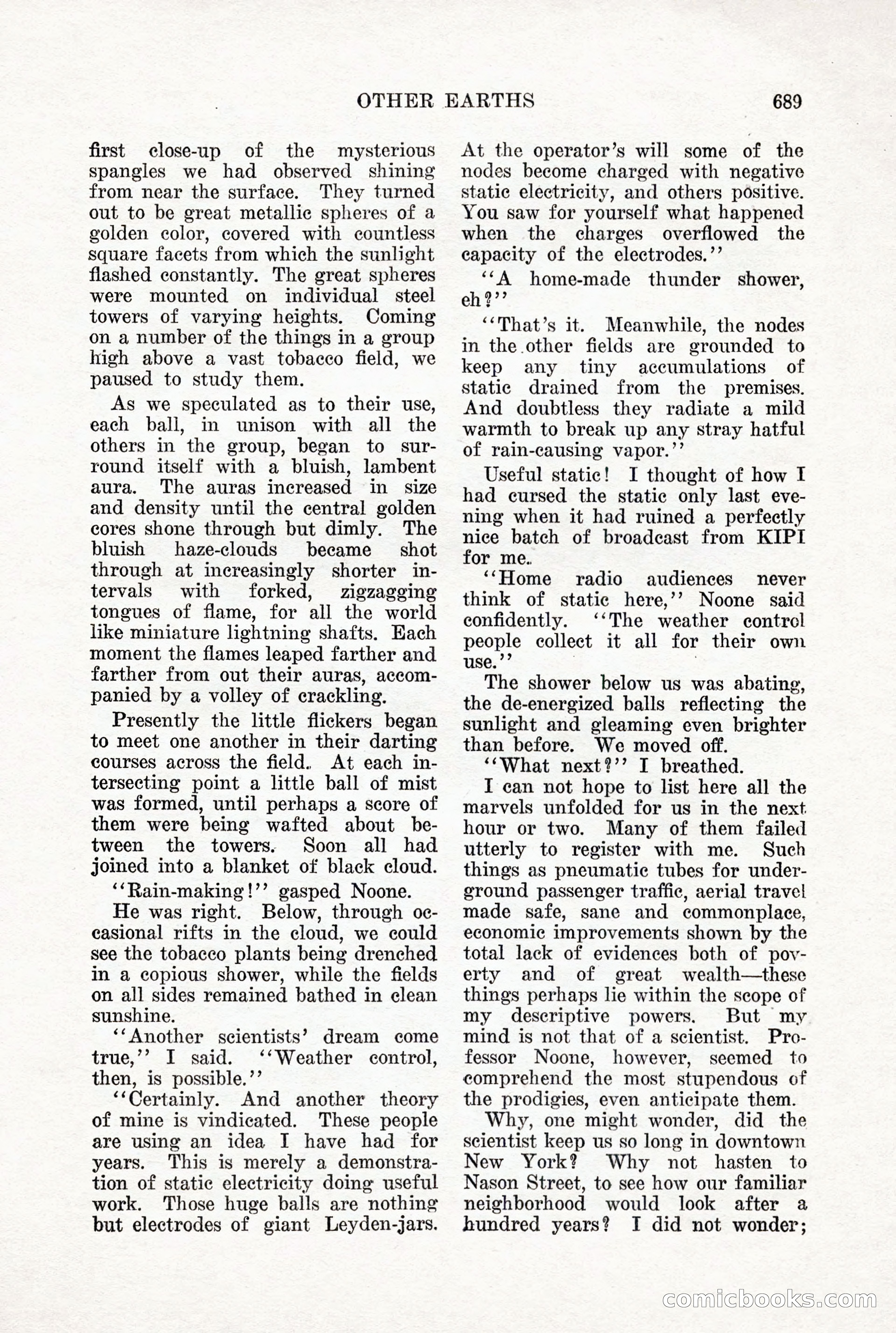 Weird Tales, Vol. X, No. 5 — page 115 of 148