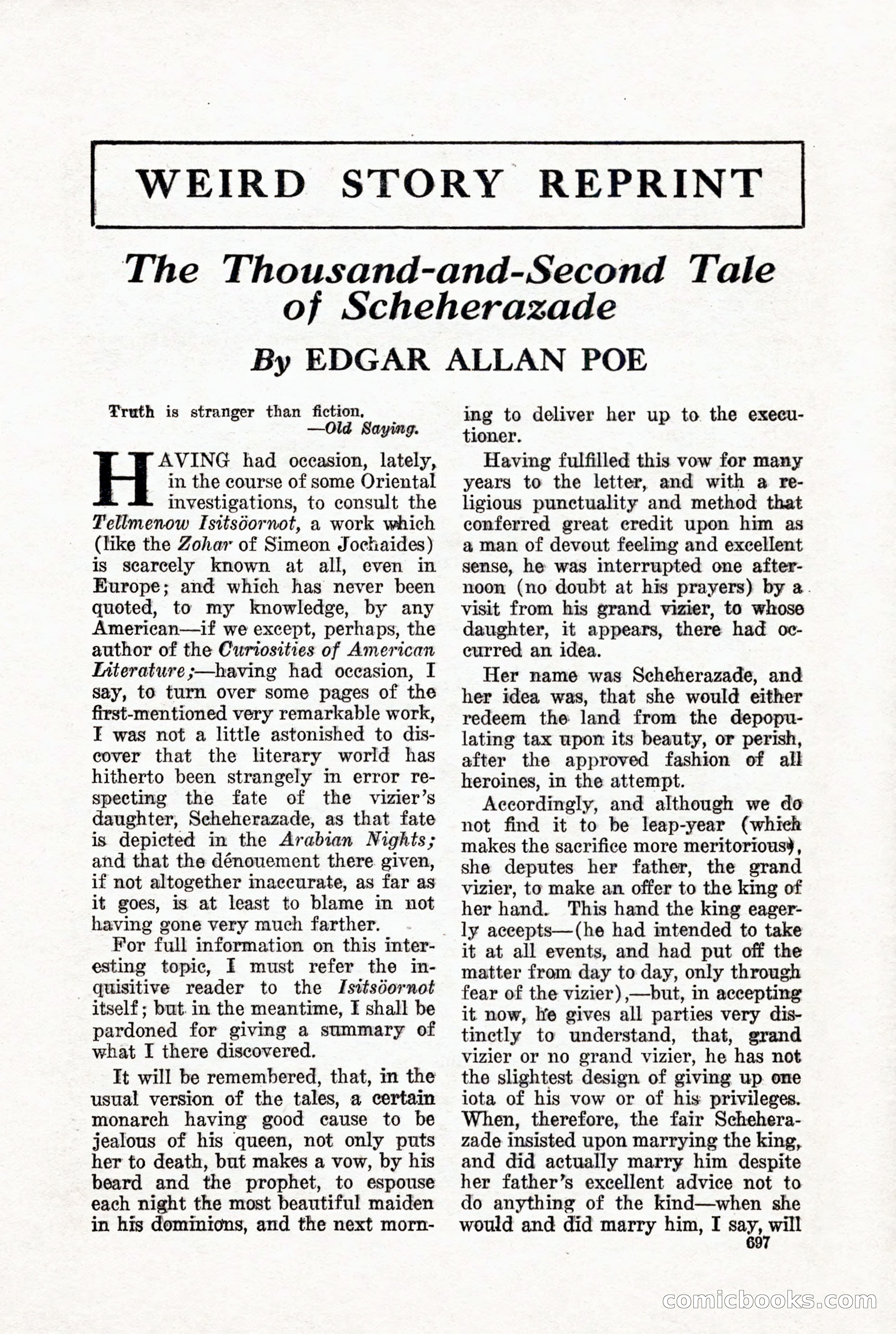 Weird Tales, Vol. X, No. 5 — page 123 of 148