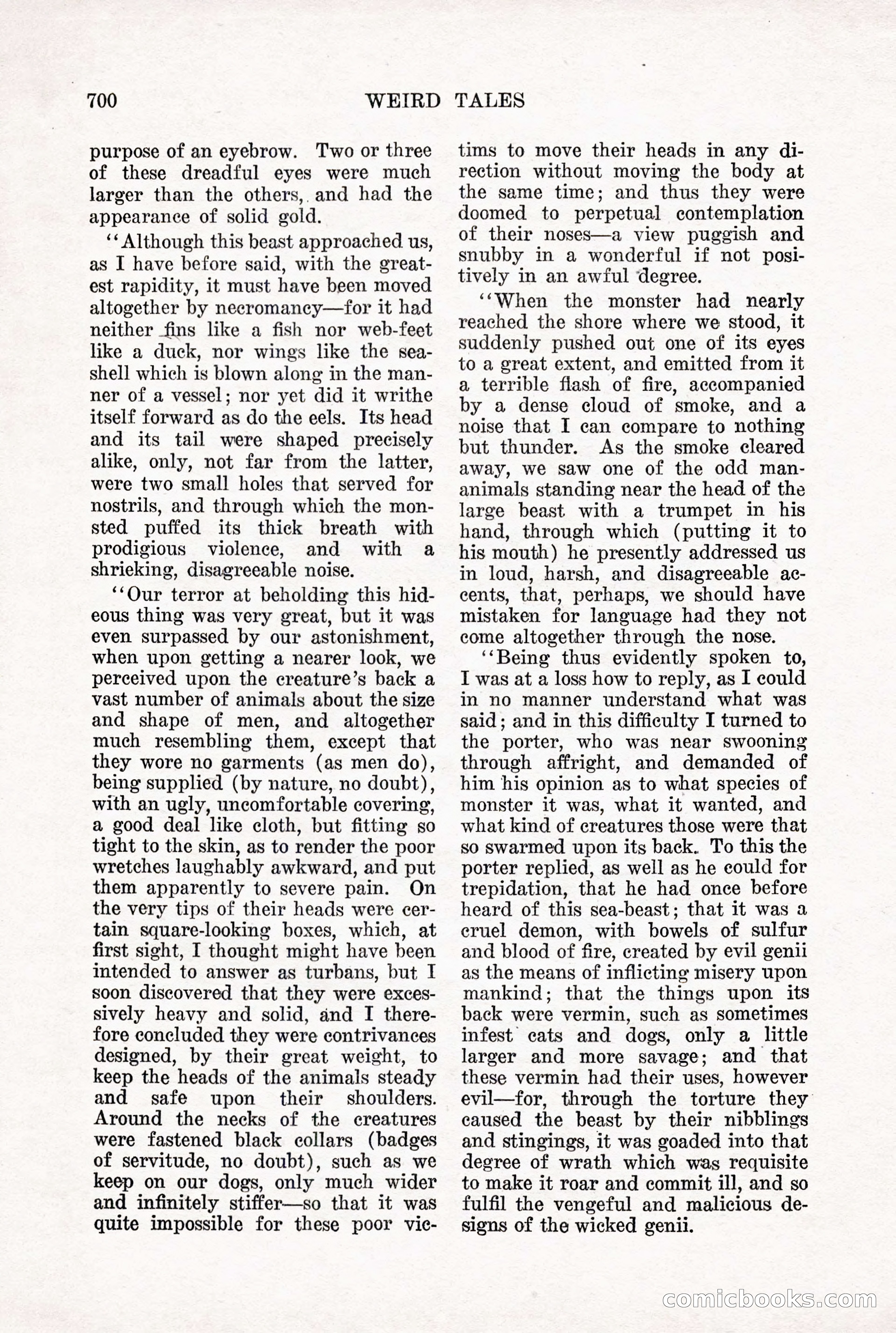 Weird Tales, Vol. X, No. 5 — page 126 of 148