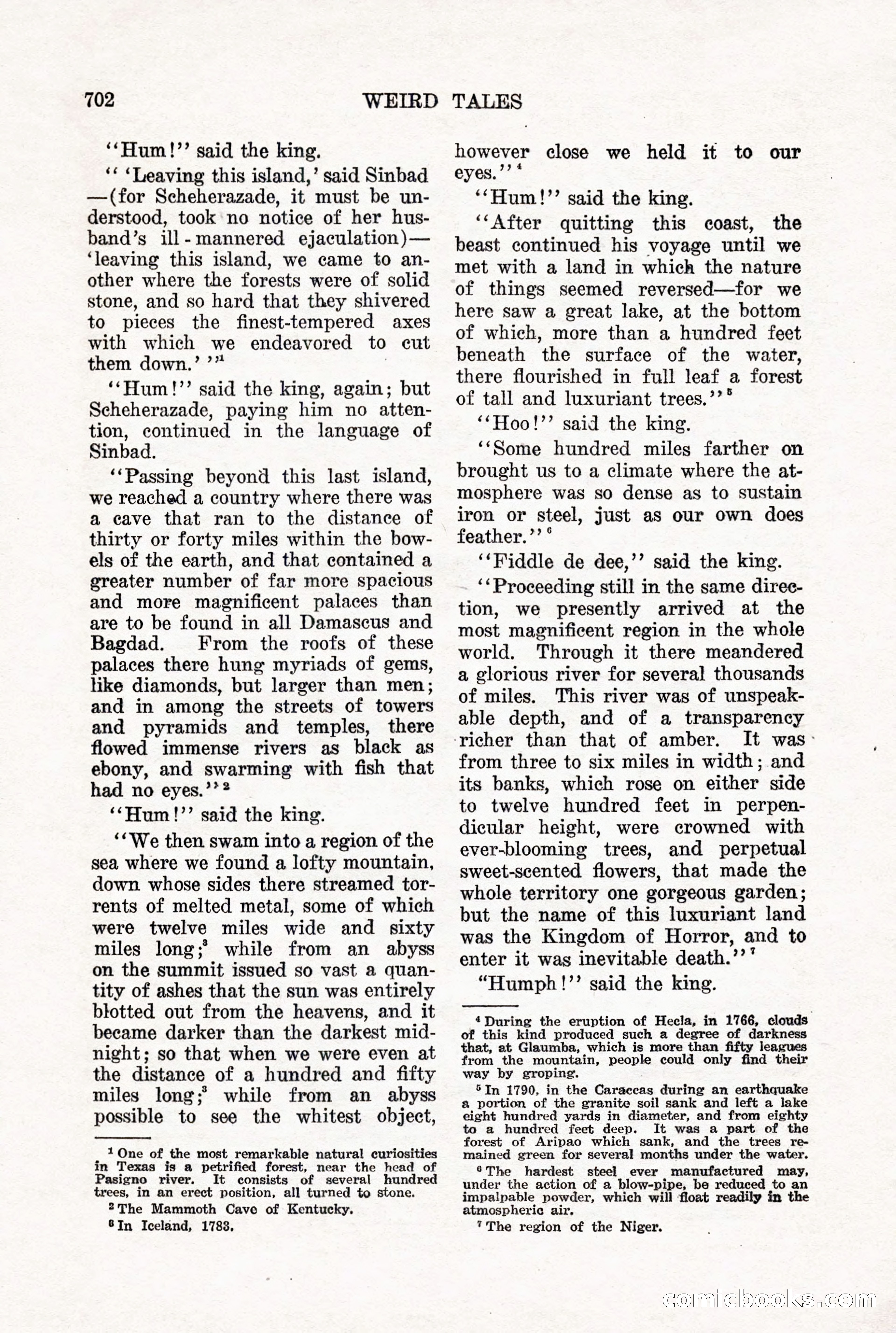 Weird Tales, Vol. X, No. 5 — page 128 of 148