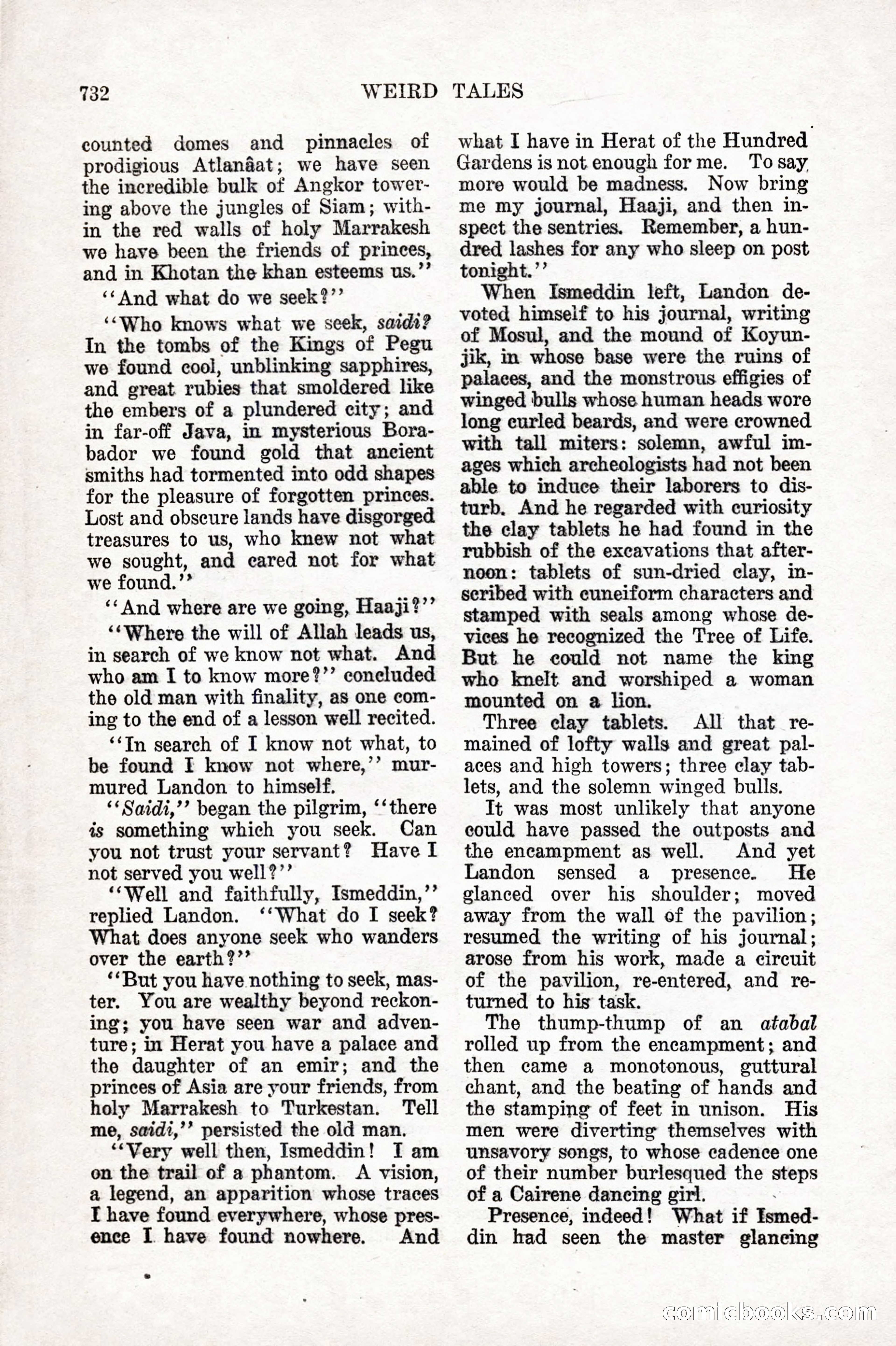 Weird Tales, Vol. 10 No. 6 — page 14 of 148