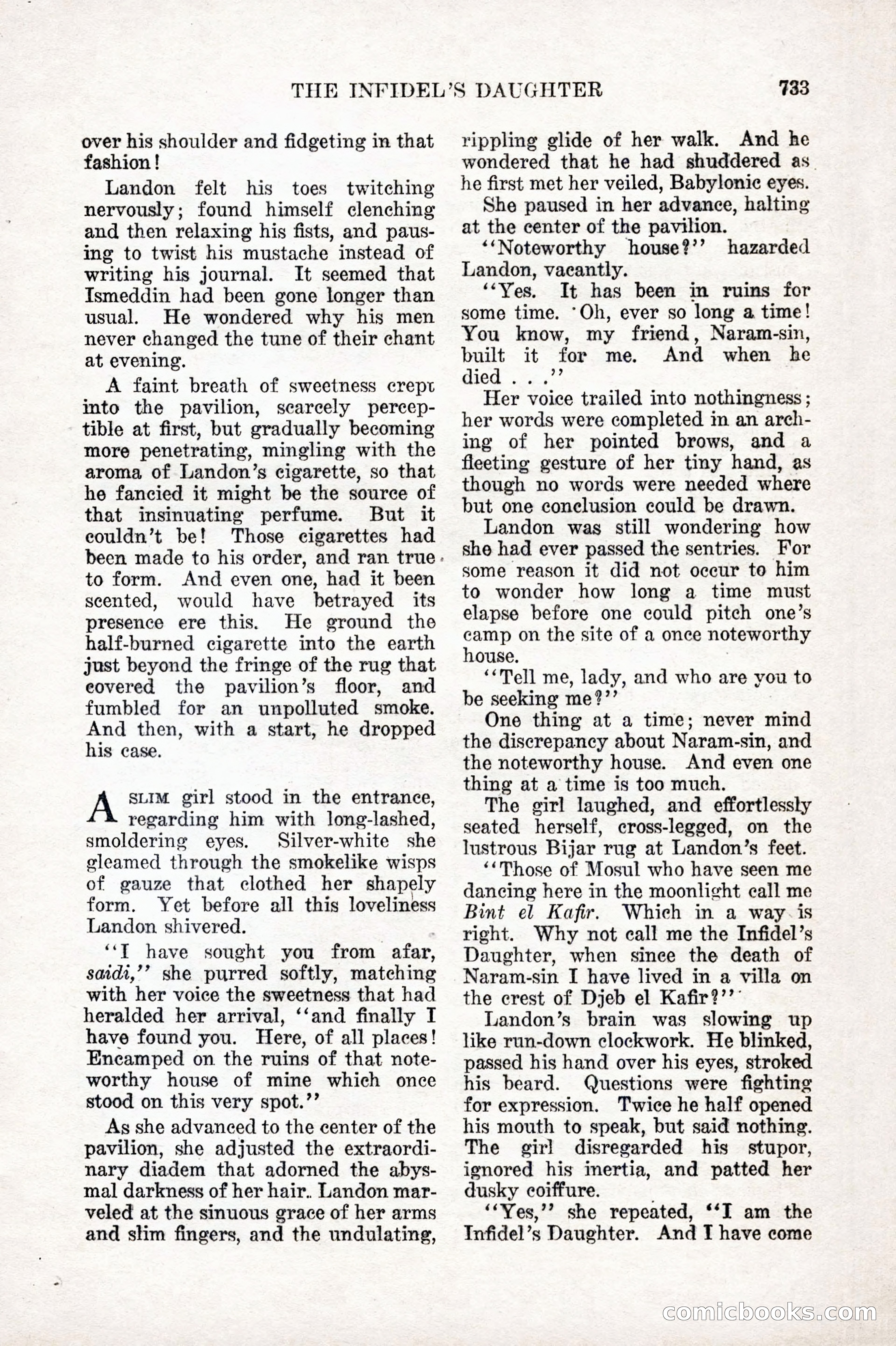 Weird Tales, Vol. 10 No. 6 — page 15 of 148