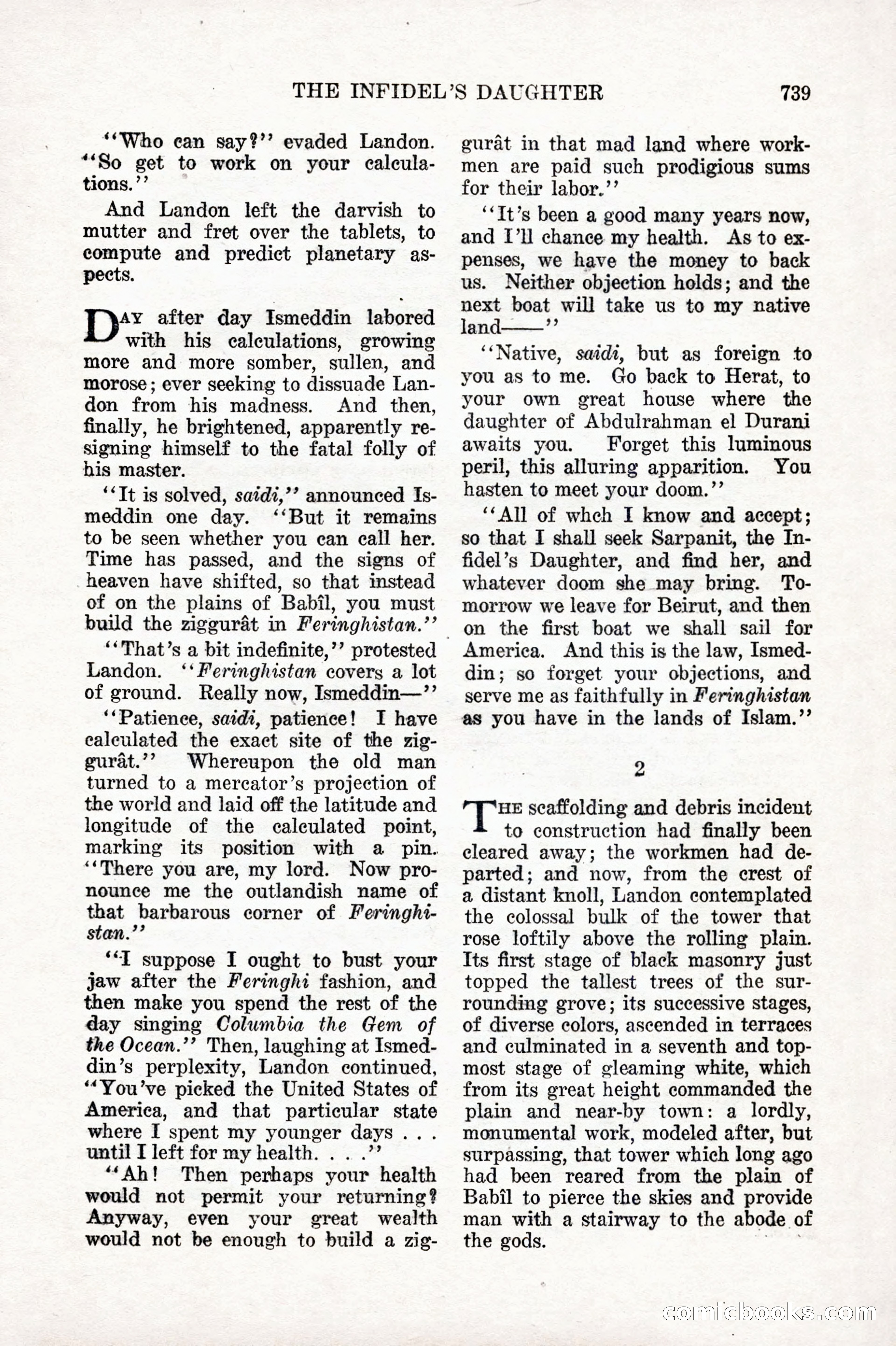 Weird Tales, Vol. 10 No. 6 — page 21 of 148
