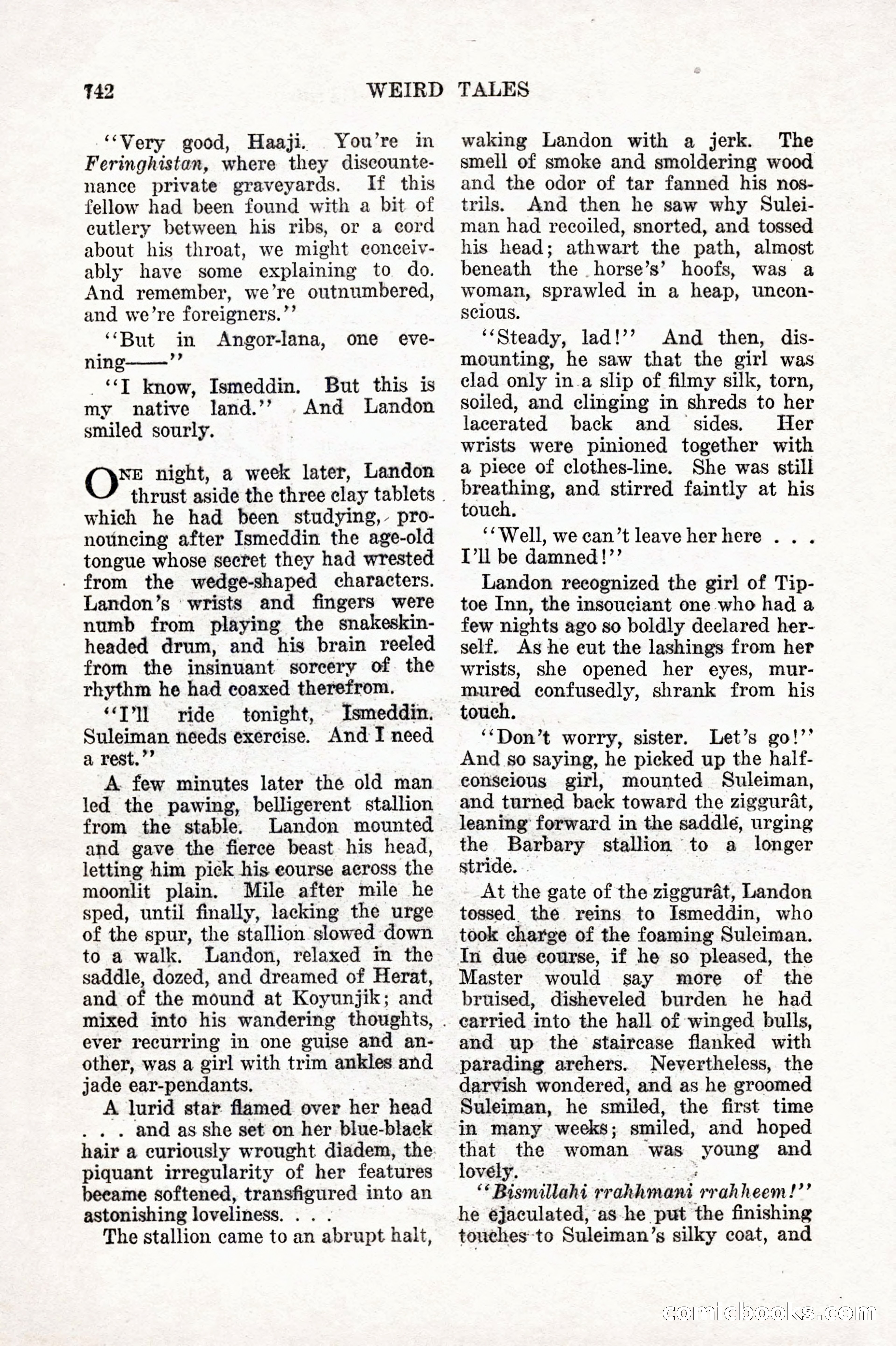 Weird Tales, Vol. 10 No. 6 — page 24 of 148