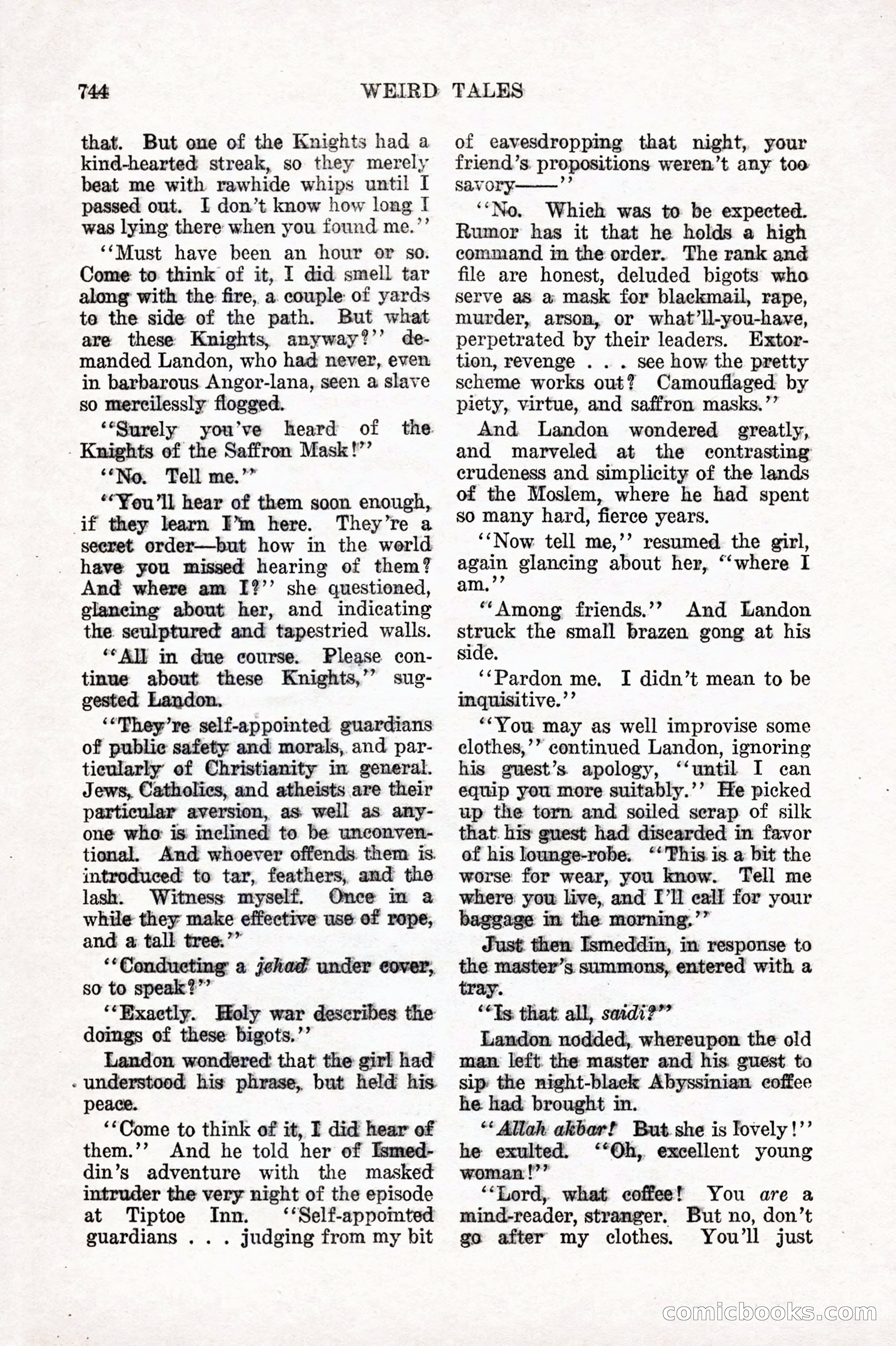 Weird Tales, Vol. 10 No. 6 — page 26 of 148