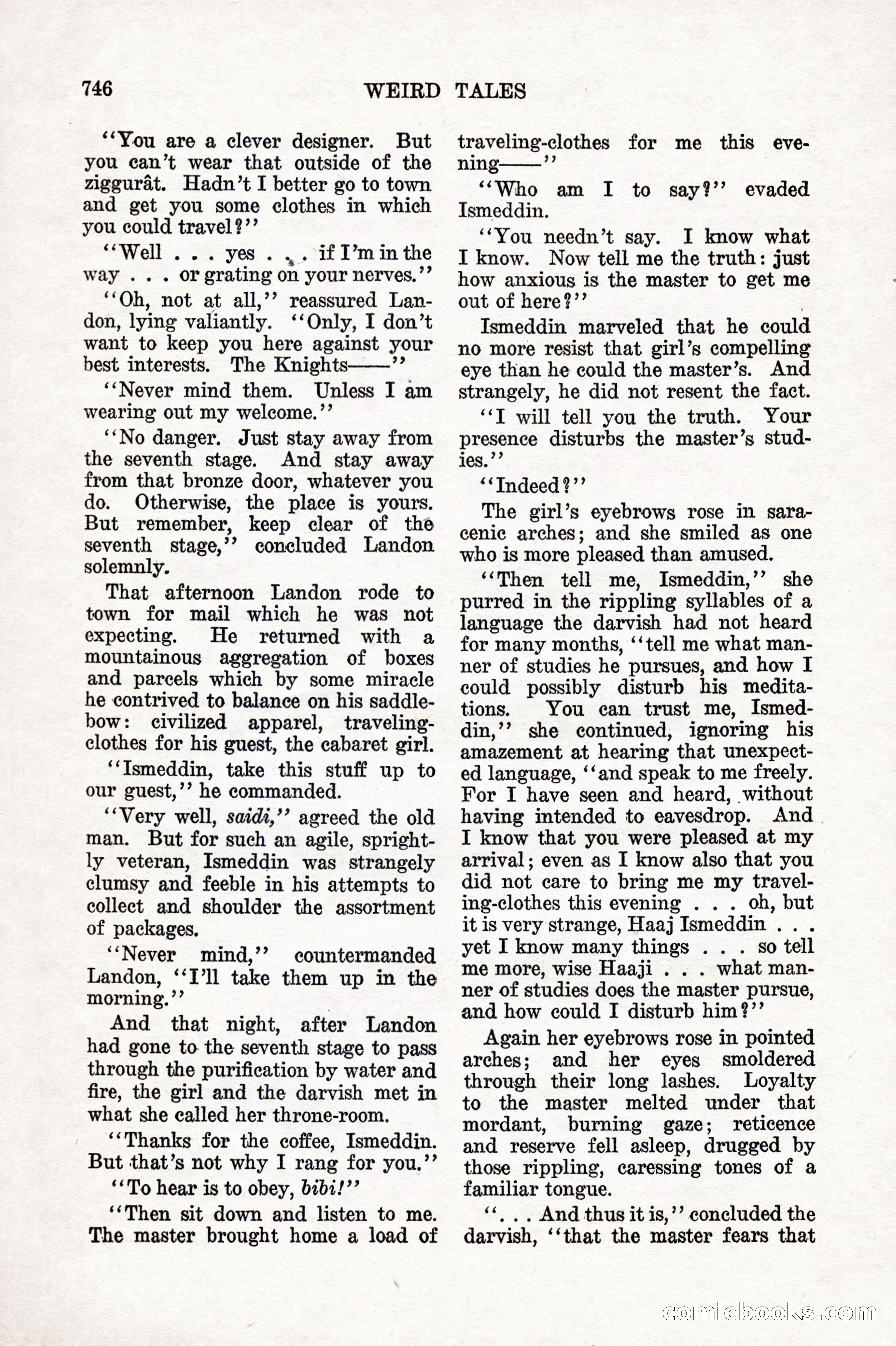 Weird Tales, Vol. 10 No. 6 — page 28 of 148