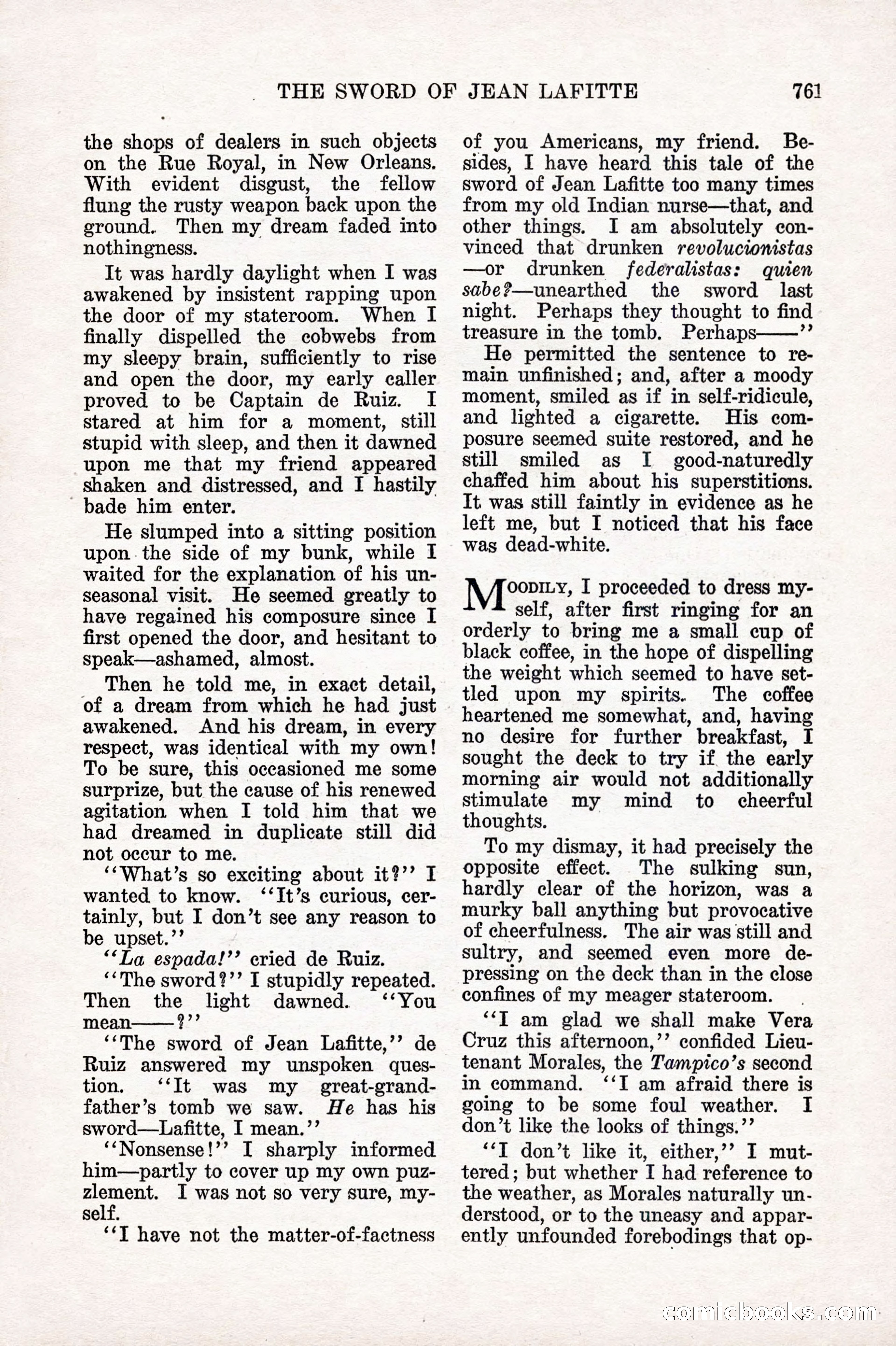 Weird Tales, Vol. 10 No. 6 — page 43 of 148