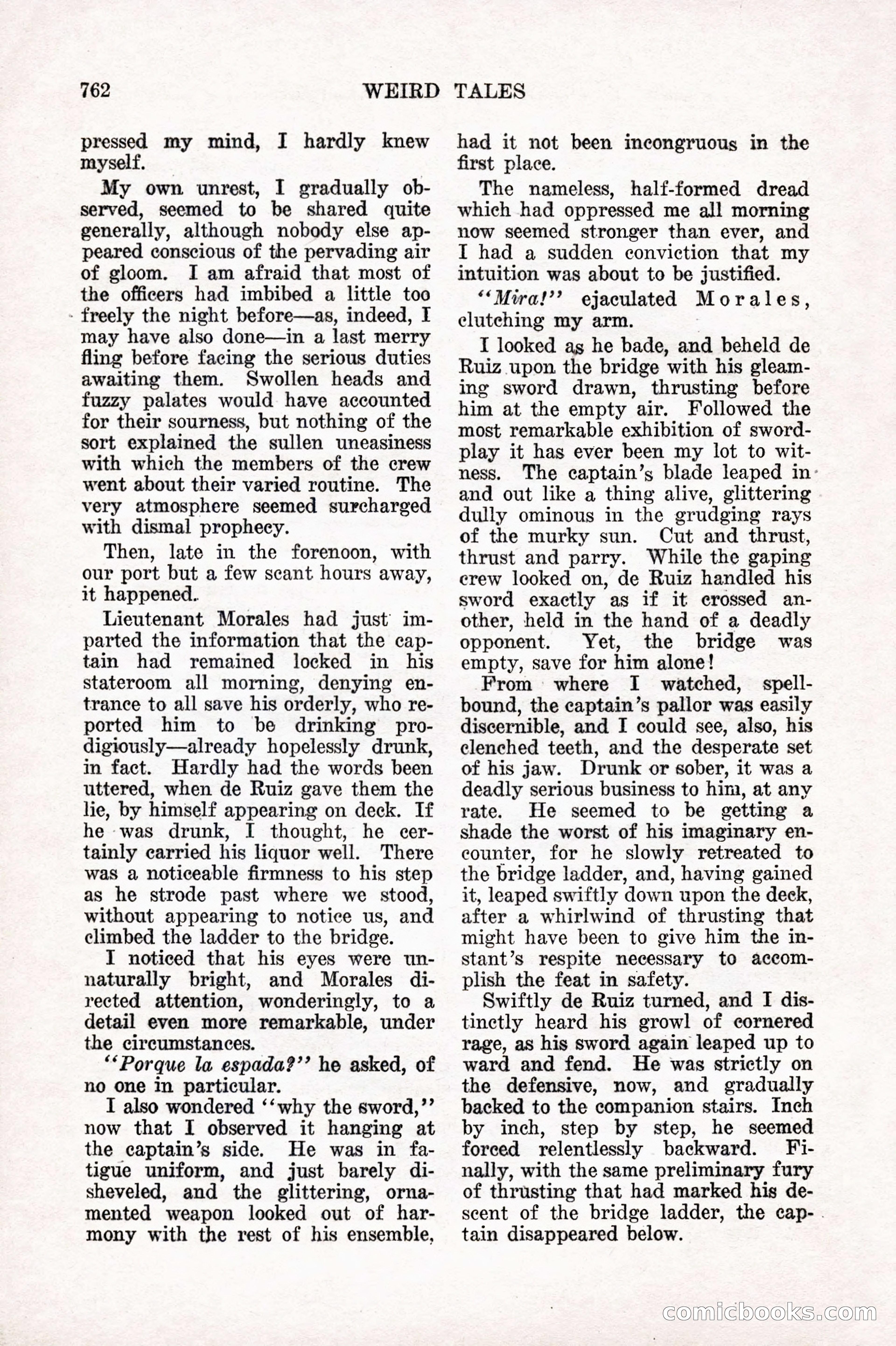 Weird Tales, Vol. 10 No. 6 — page 44 of 148