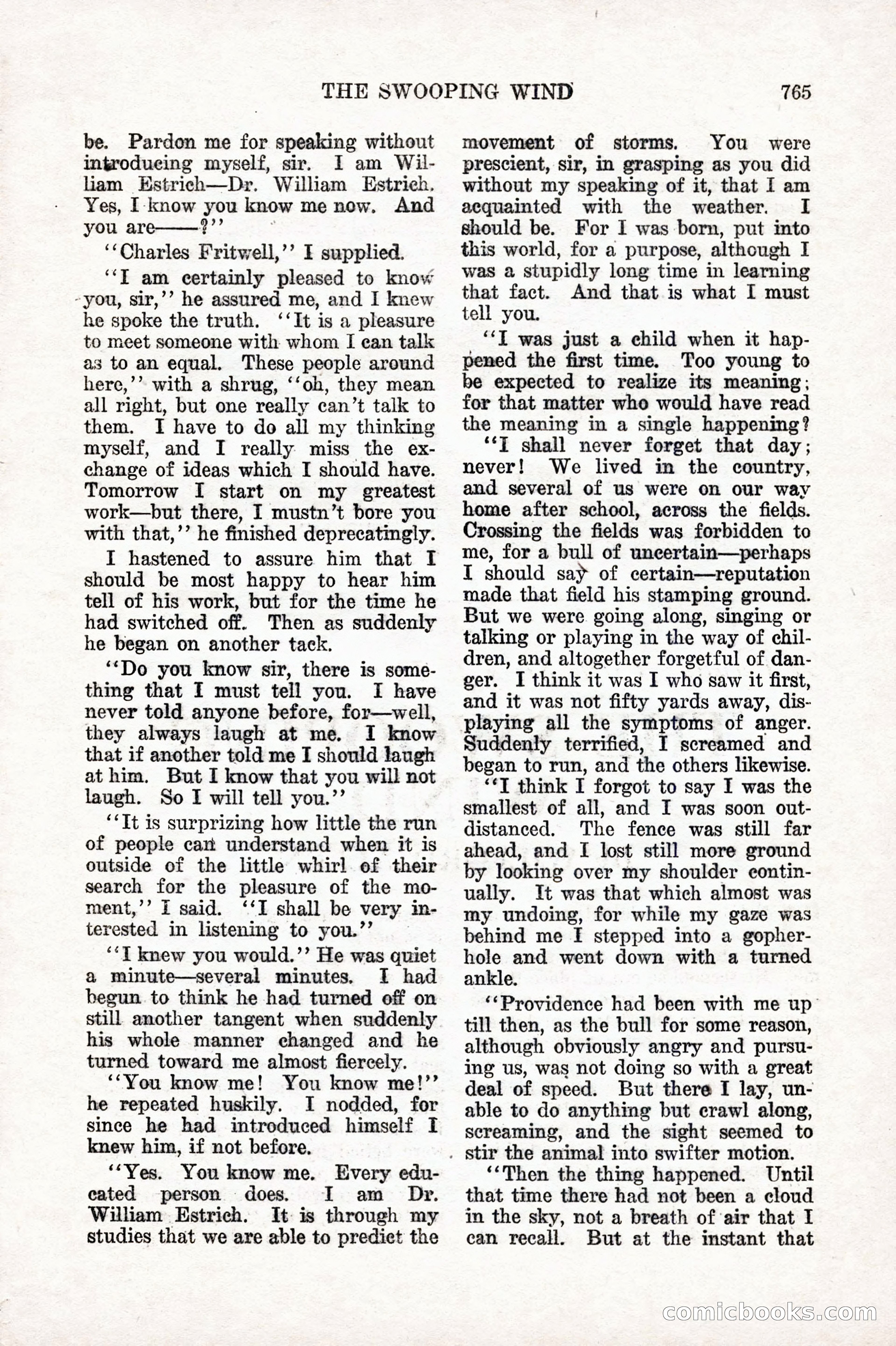 Weird Tales, Vol. 10 No. 6 — page 47 of 148