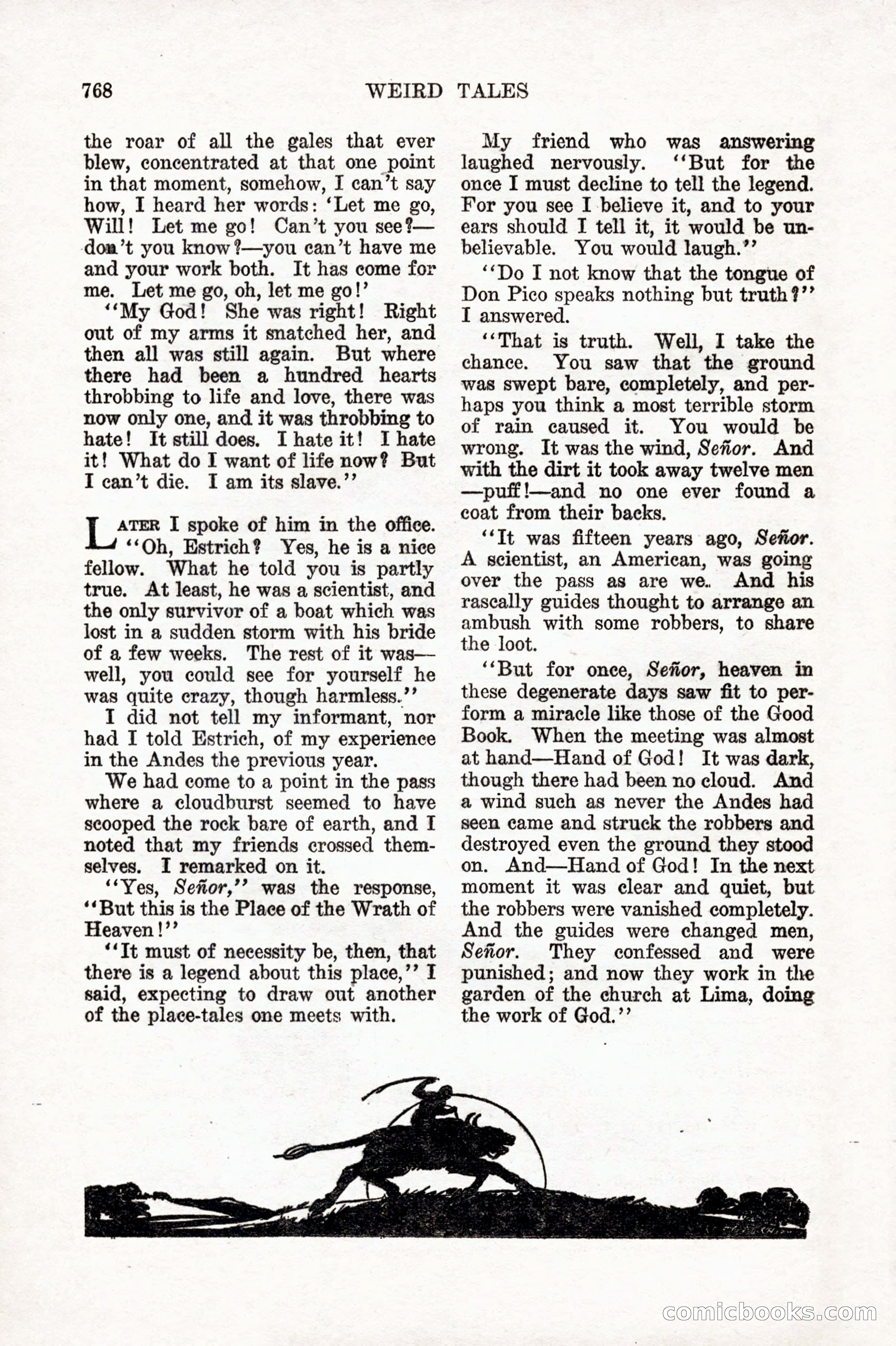 Weird Tales, Vol. 10 No. 6 — page 50 of 148