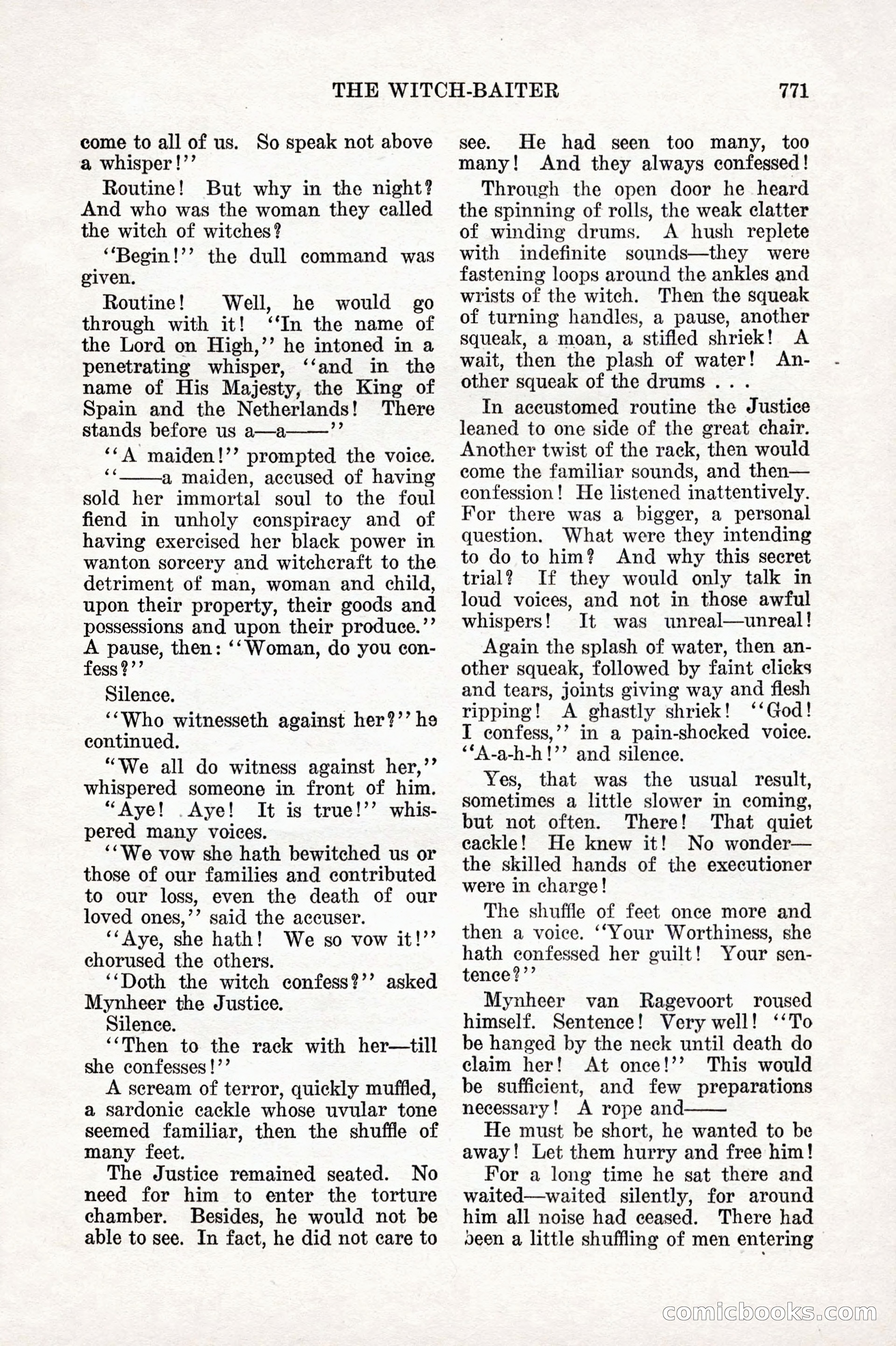 Weird Tales, Vol. 10 No. 6 — page 53 of 148