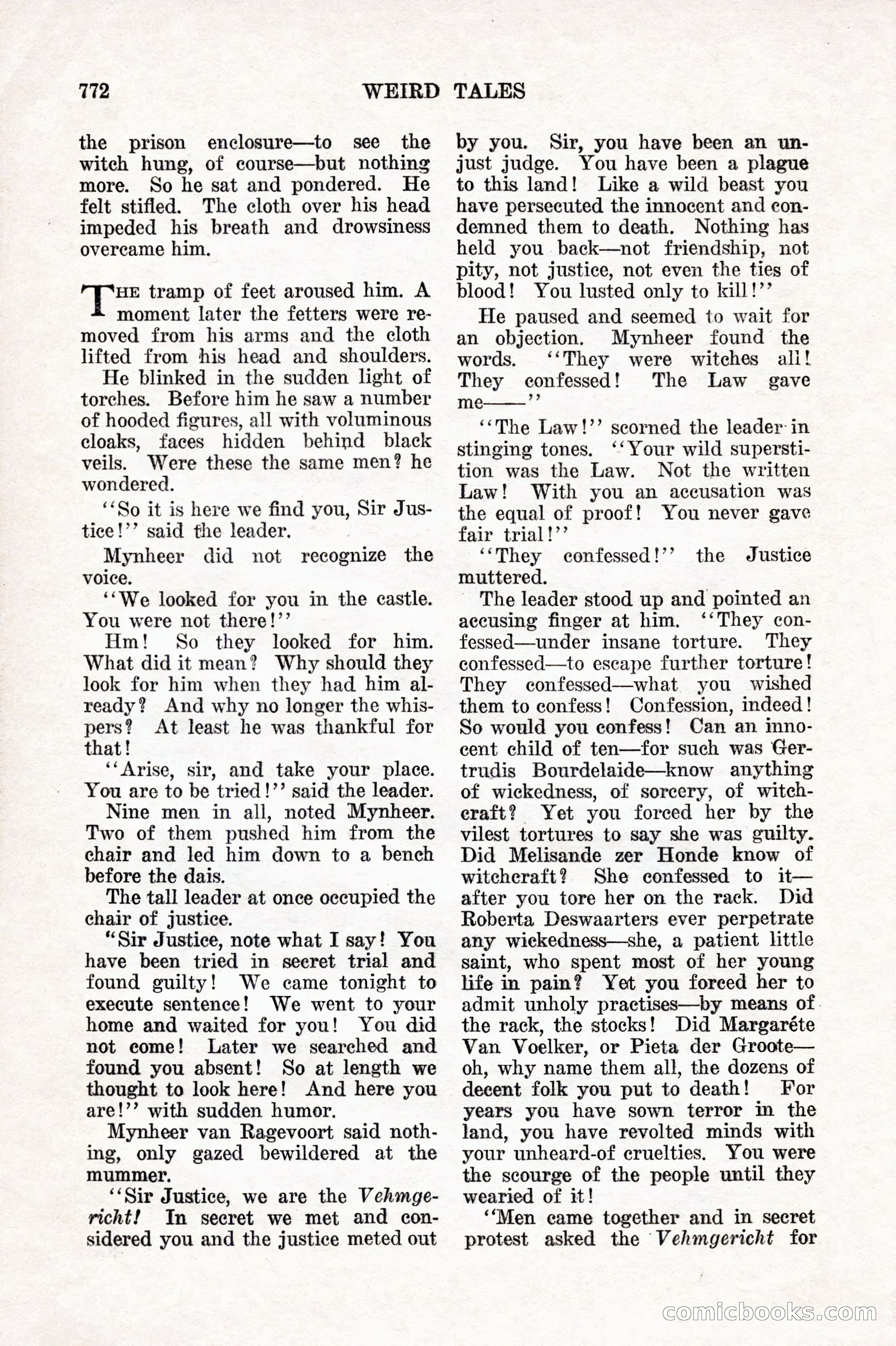 Weird Tales, Vol. 10 No. 6 — page 54 of 148