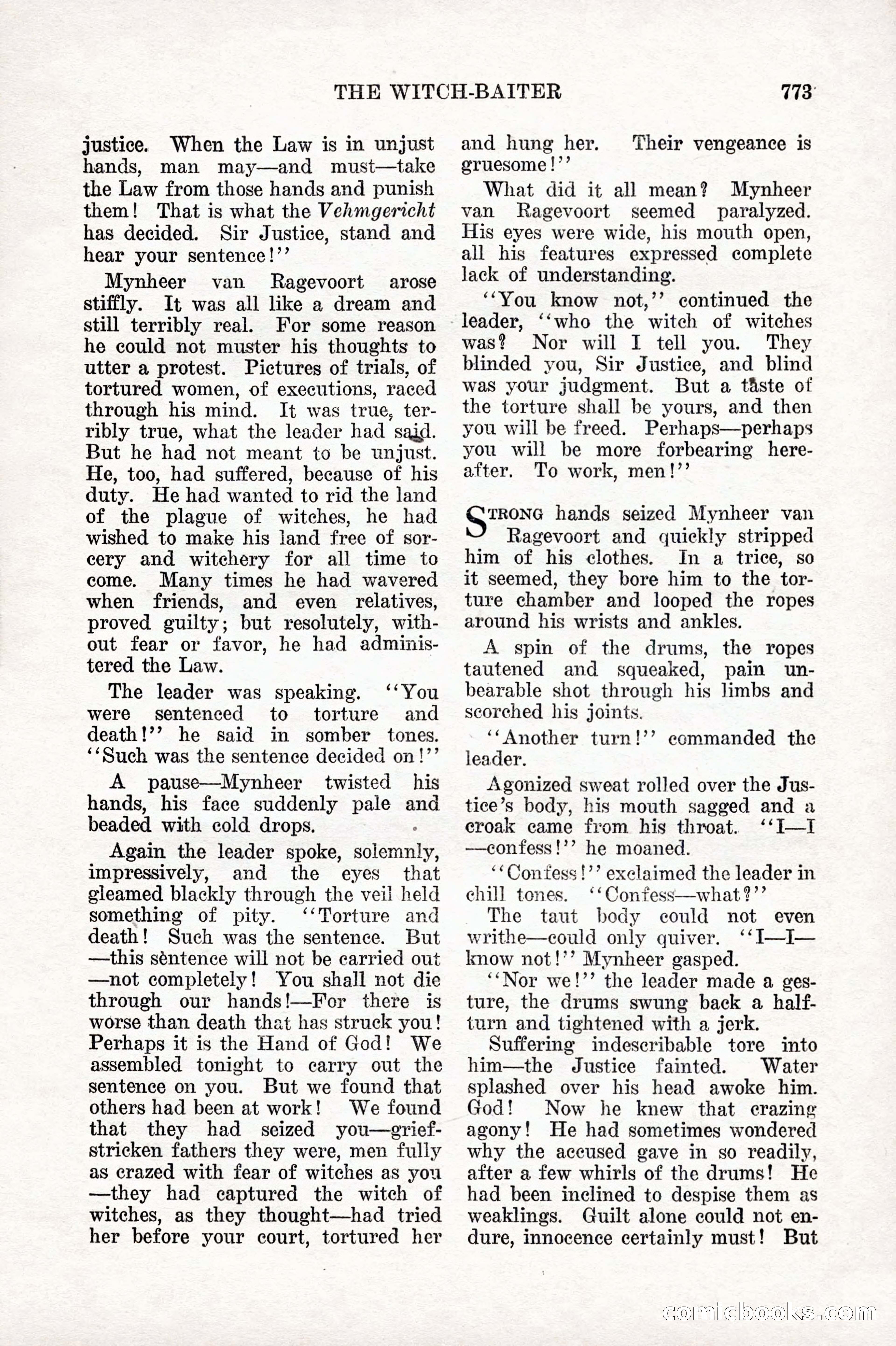 Weird Tales, Vol. 10 No. 6 — page 55 of 148