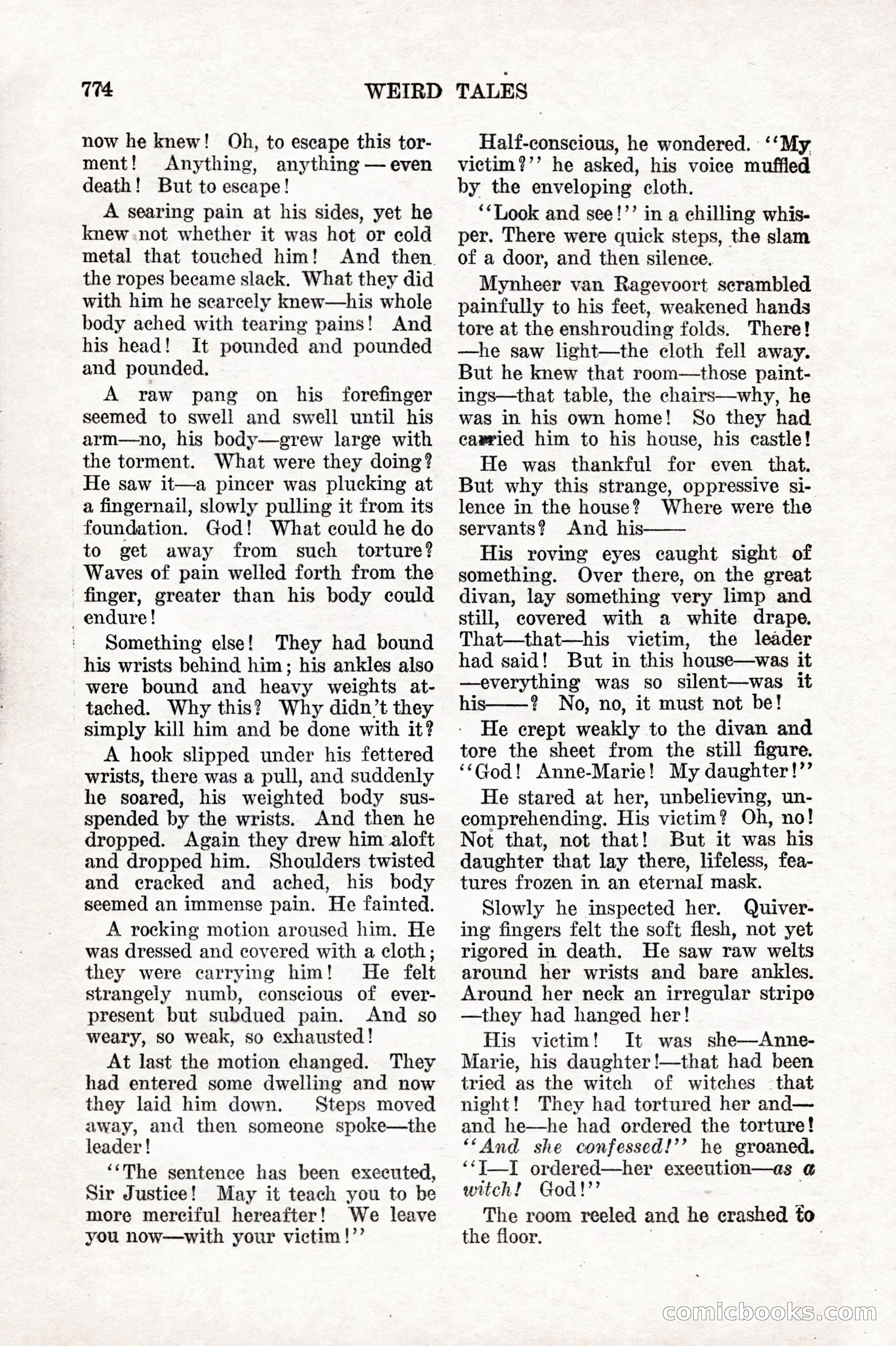 Weird Tales, Vol. 10 No. 6 — page 56 of 148