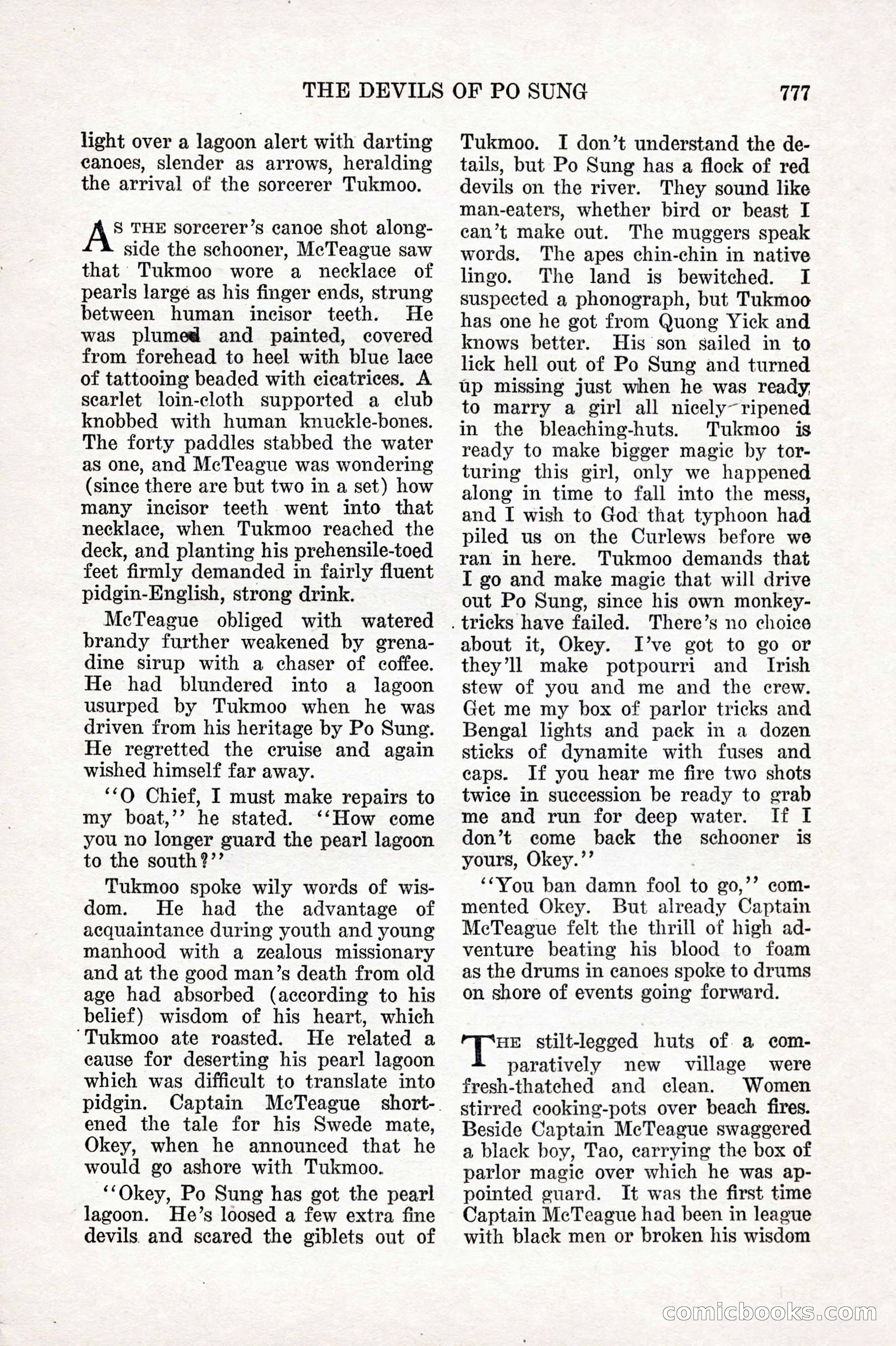 Weird Tales, Vol. 10 No. 6 — page 59 of 148