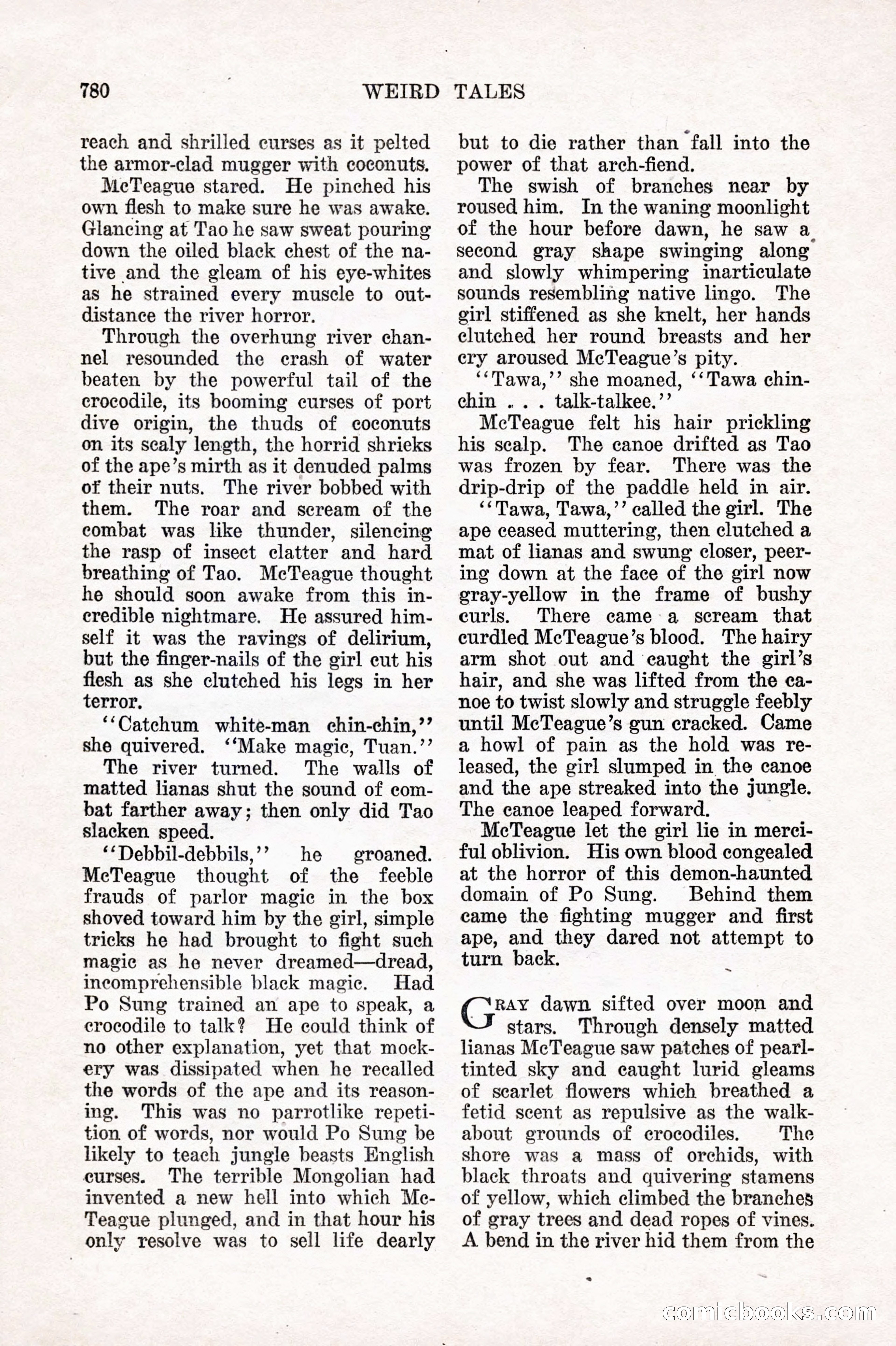 Weird Tales, Vol. 10 No. 6 — page 62 of 148