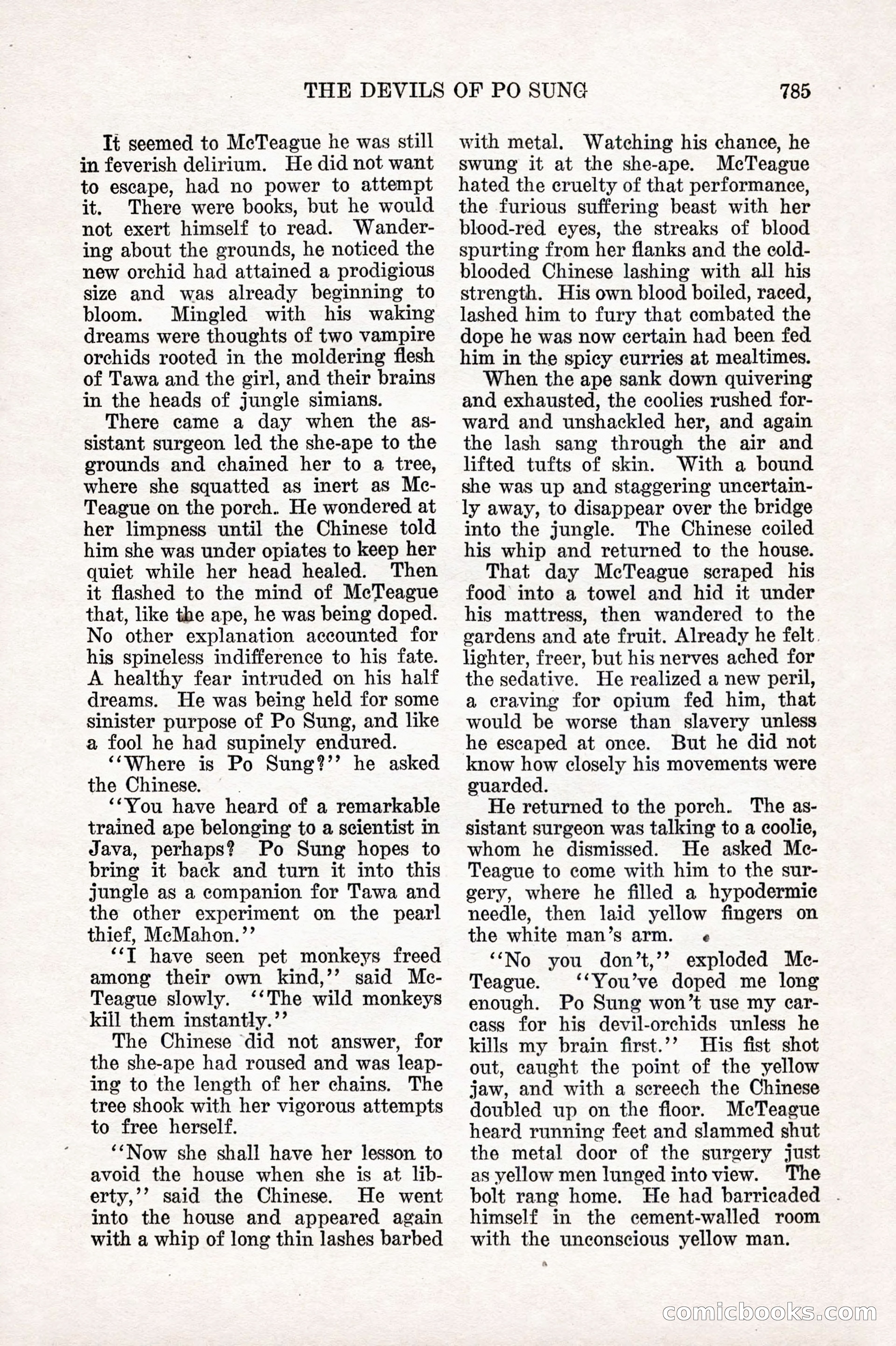 Weird Tales, Vol. 10 No. 6 — page 67 of 148