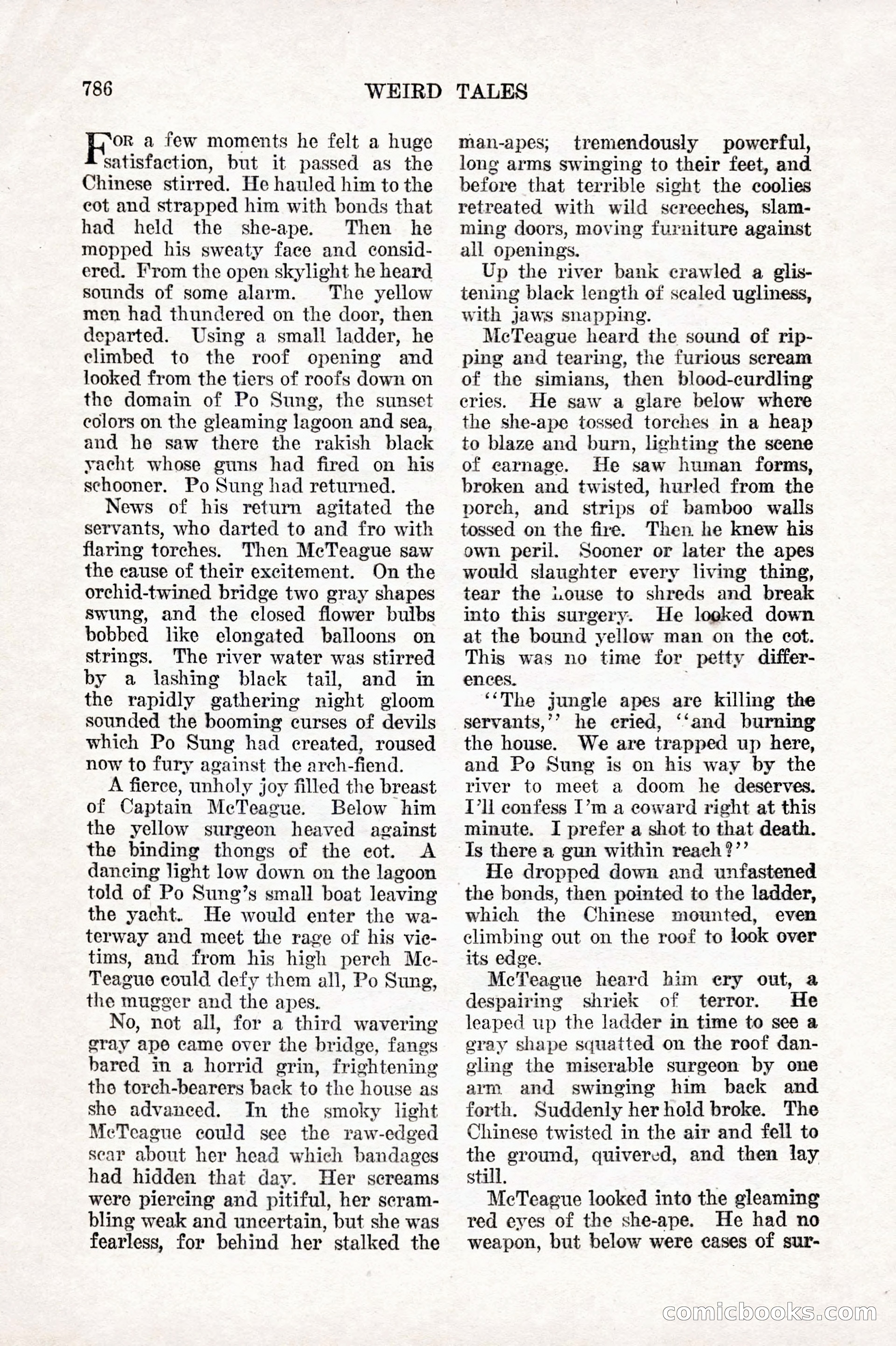 Weird Tales, Vol. 10 No. 6 — page 68 of 148
